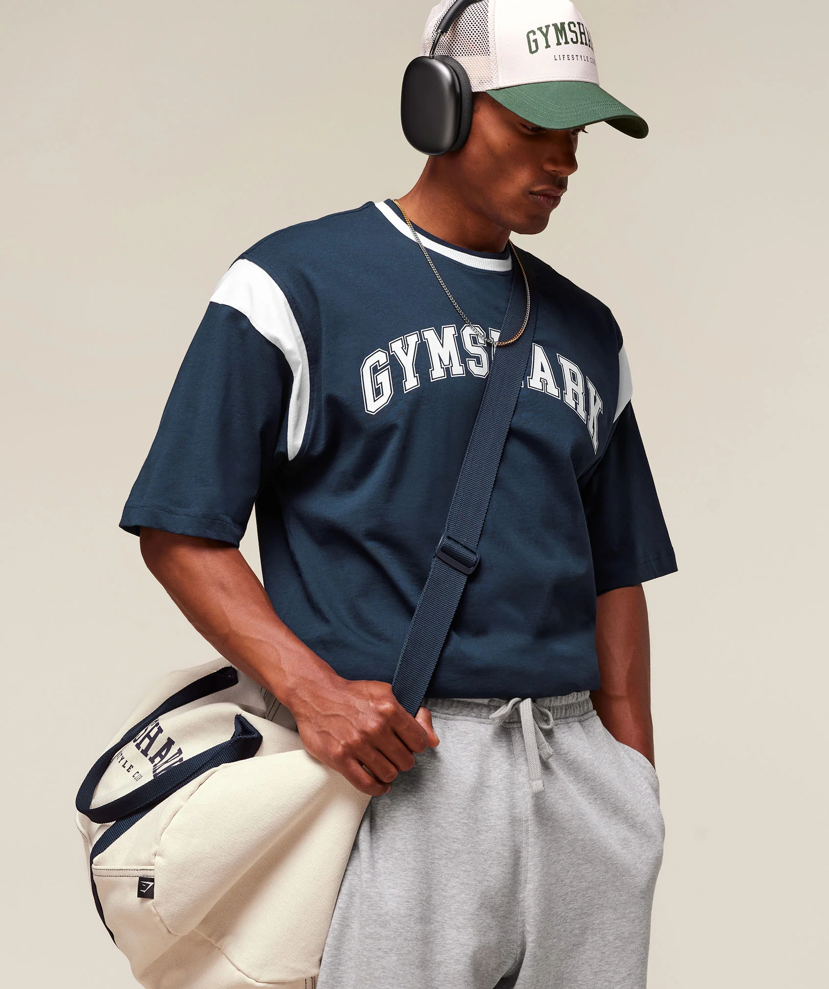 Gymshark GSLC Oversized T-Shirt - Navy - Image 6