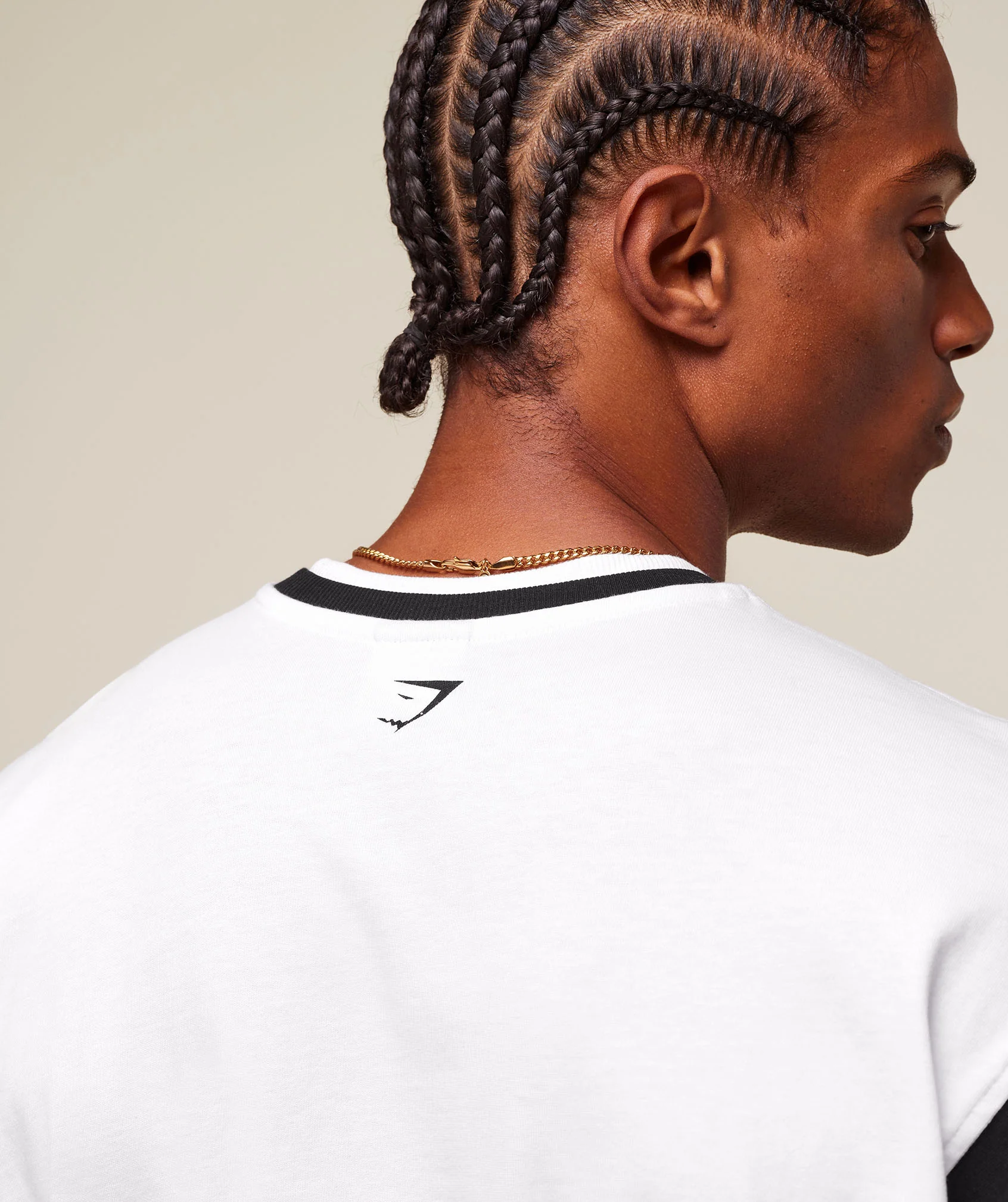 Gymshark GSLC Oversized T-Shirt - White/Black - Image 6
