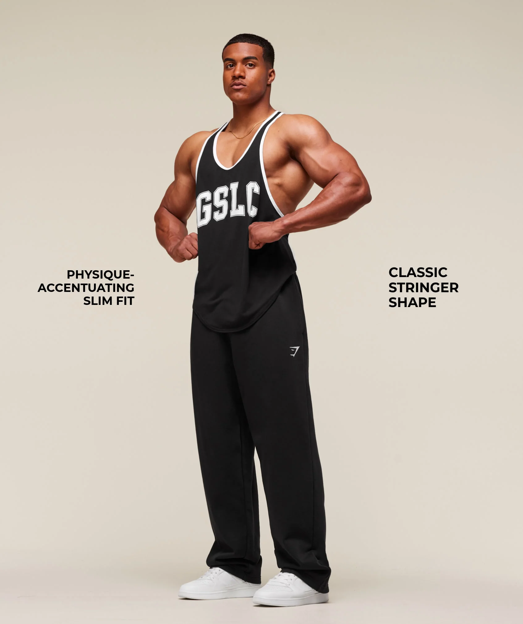Gymshark GSLC Ringer Stringer - Black - Image 3