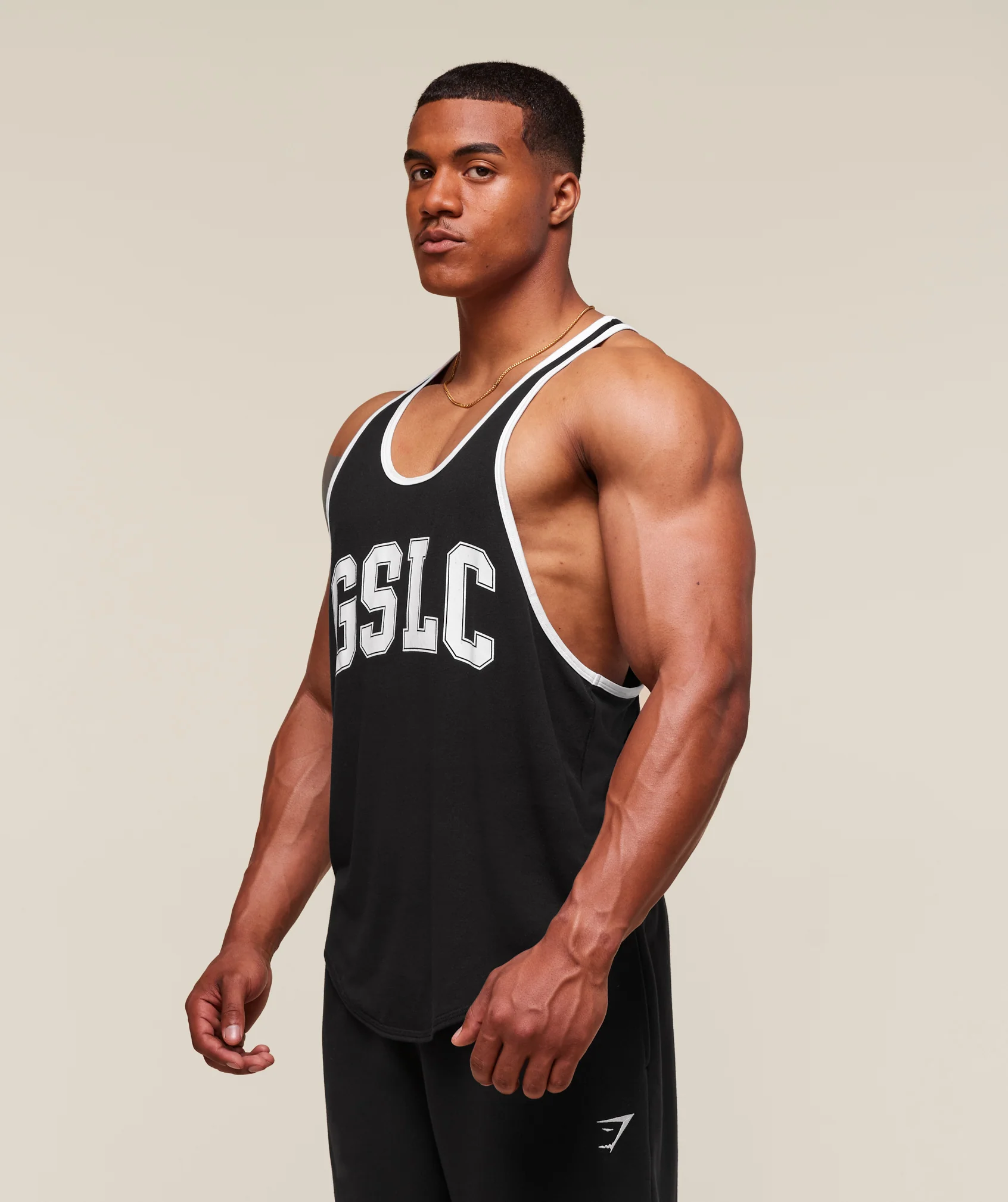 Gymshark GSLC Ringer Stringer - Black - Image 7