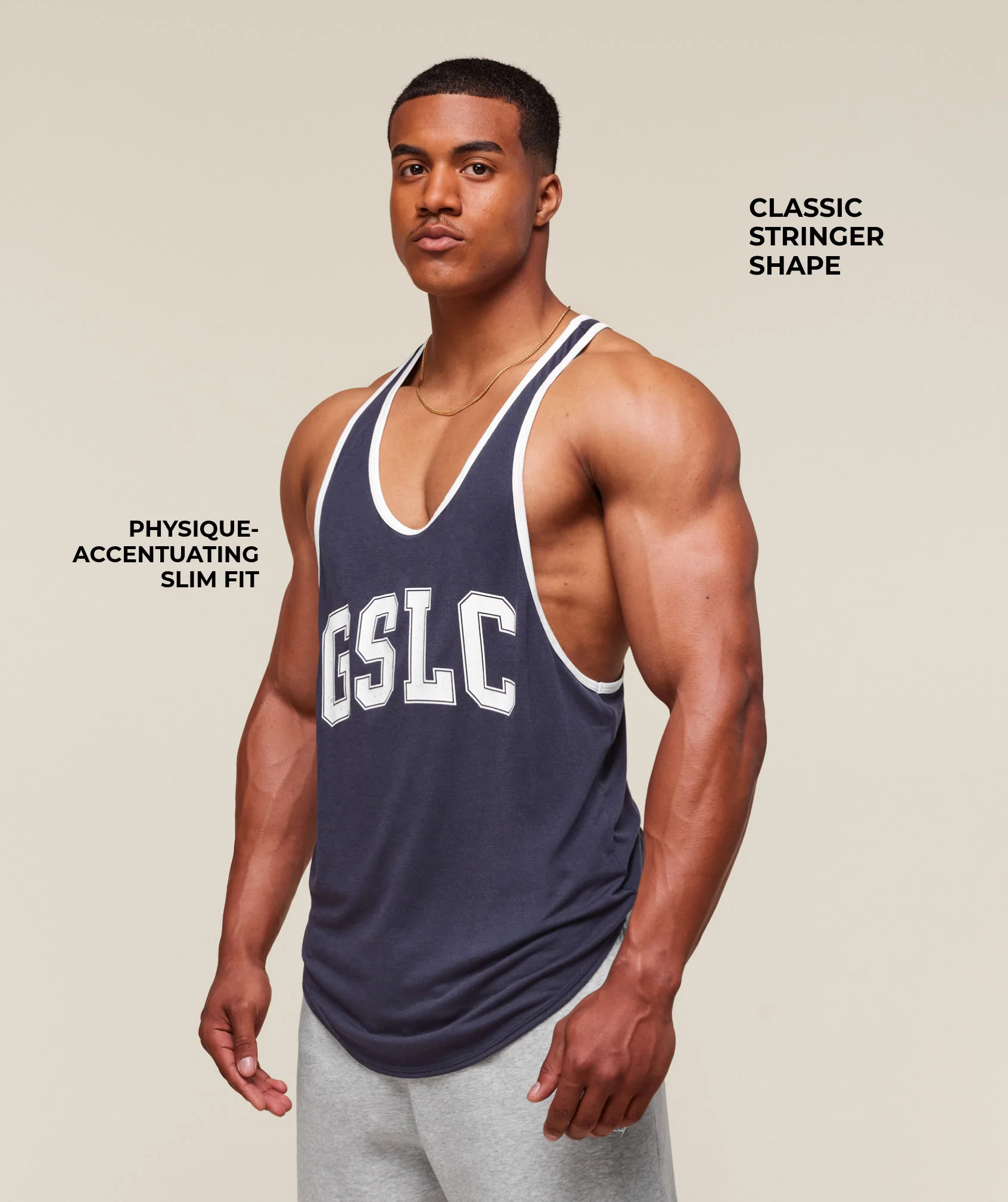 Gymshark GSLC Ringer Stringer - Heavy Blue - Image 3