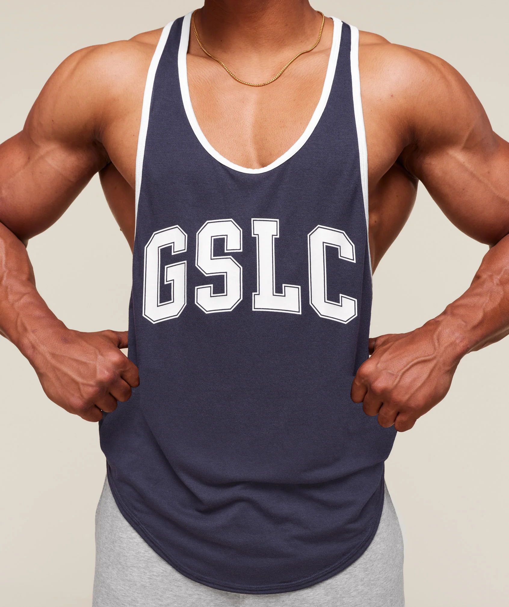 Gymshark GSLC Ringer Stringer - Heavy Blue - Image 8
