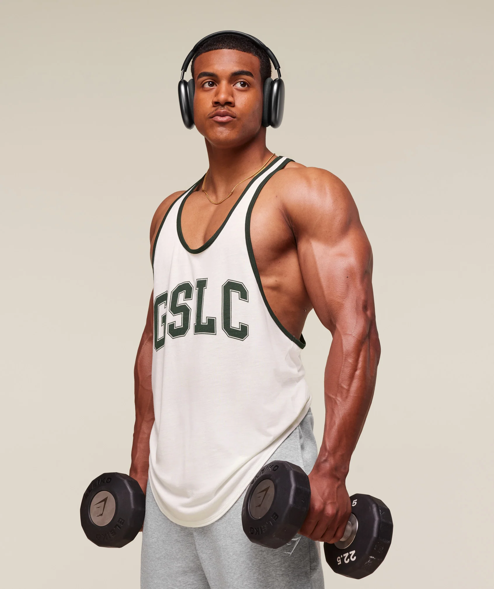 Gymshark GSLC Ringer Stringer - Soft White - Image 4