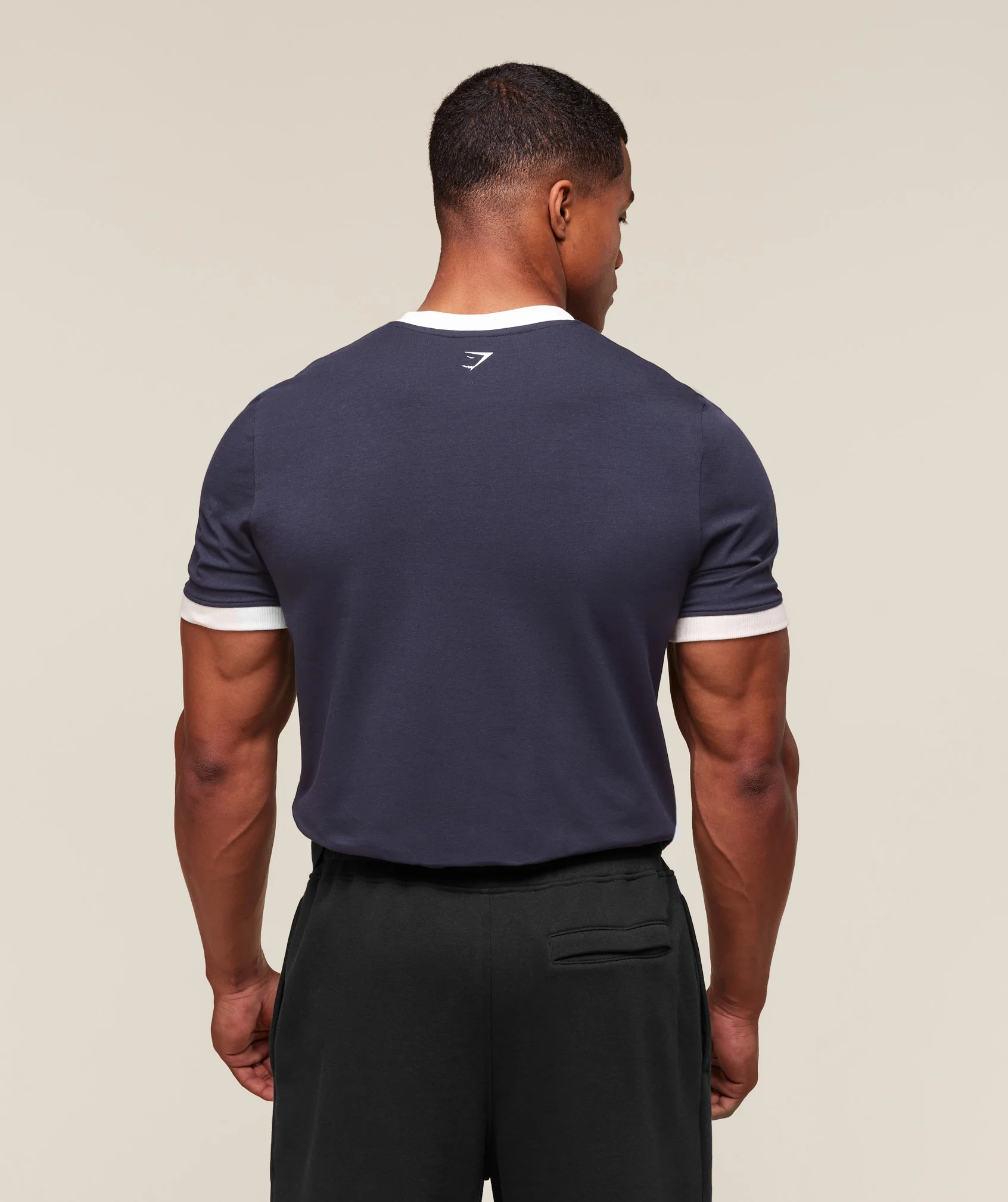 Gymshark GSLC Ringer T-Shirt - Heavy Blue - Image 2