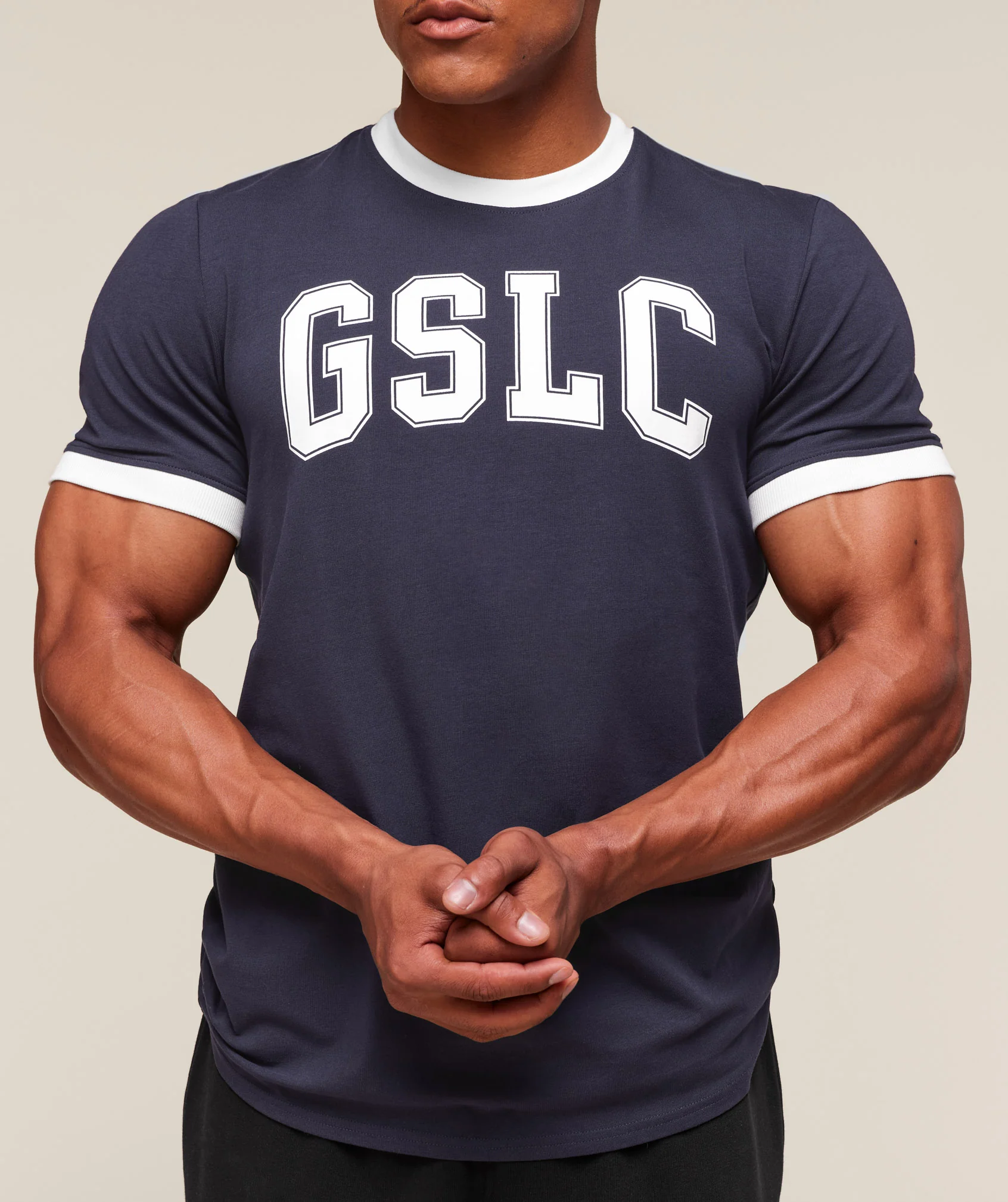Gymshark GSLC Ringer T-Shirt - Heavy Blue - Image 4