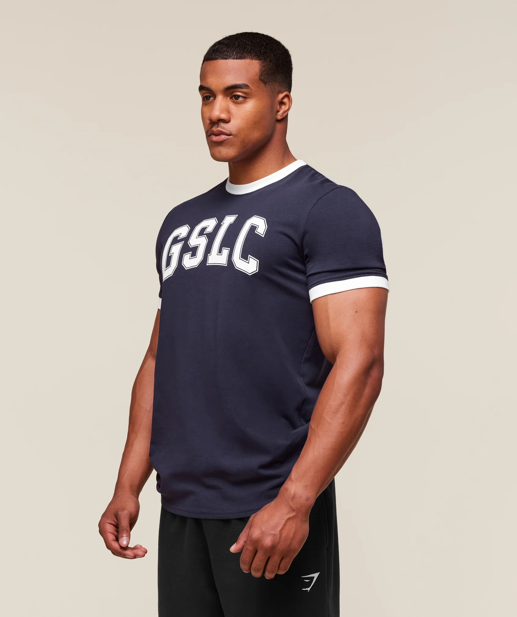 Gymshark GSLC Ringer T-Shirt - Heavy Blue - Image 6