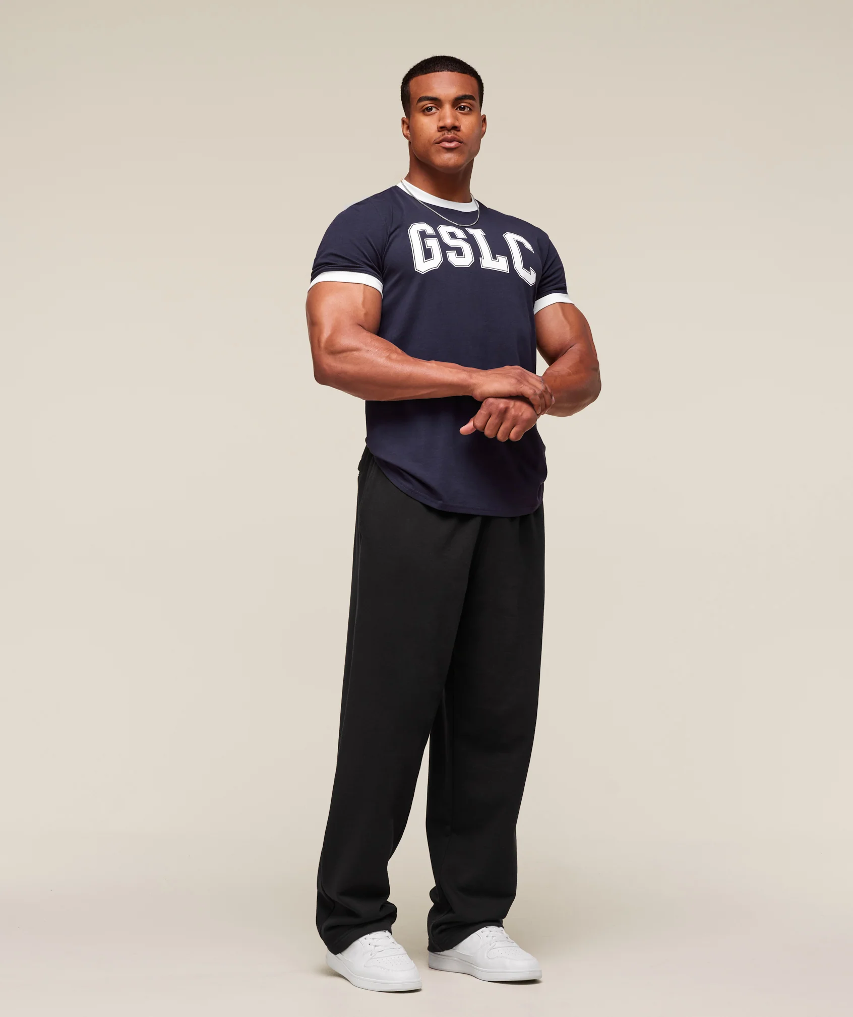 Gymshark GSLC Ringer T-Shirt - Heavy Blue - Image 7