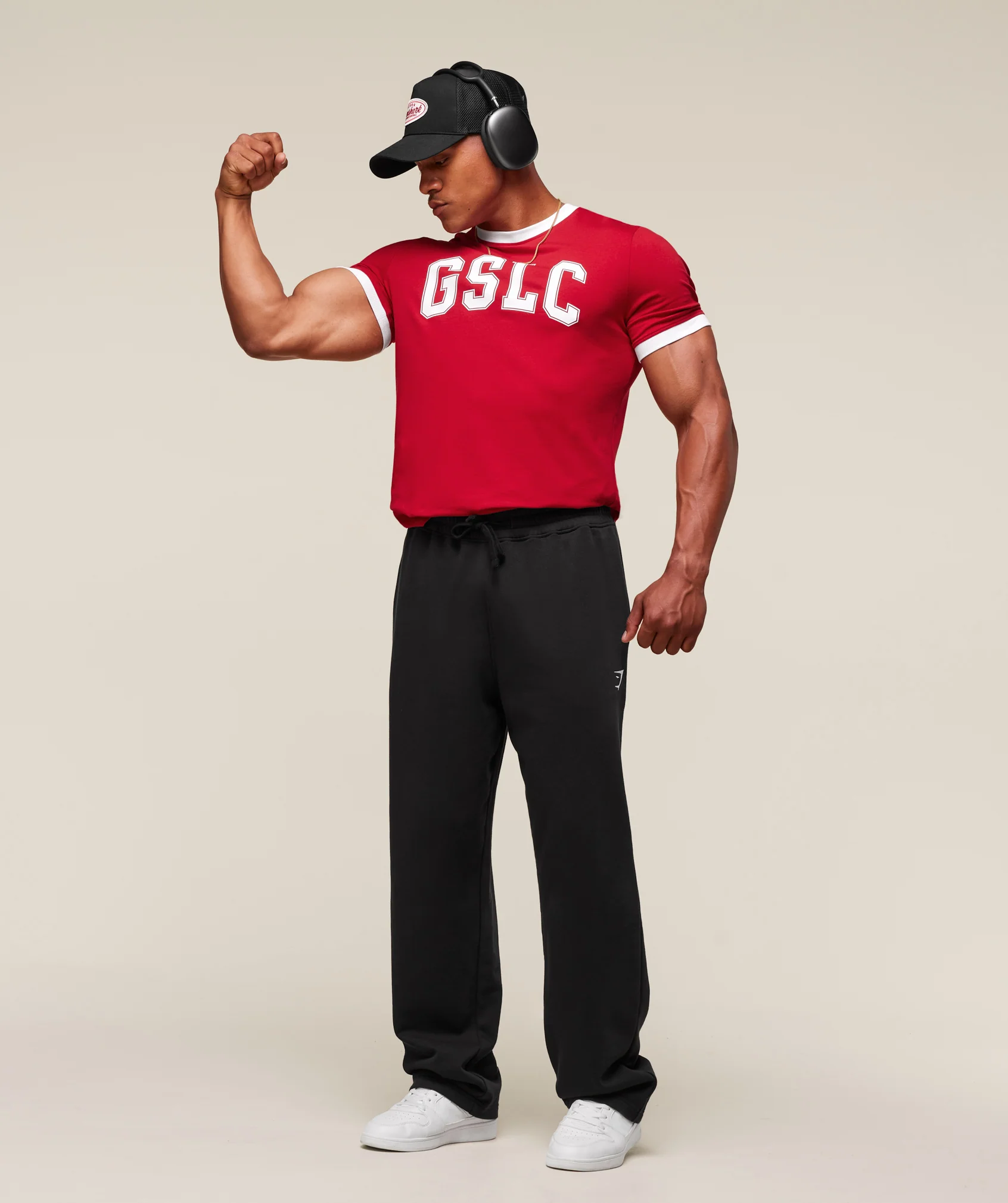 Gymshark GSLC Ringer T-Shirt - Conditioning Red - Image 7