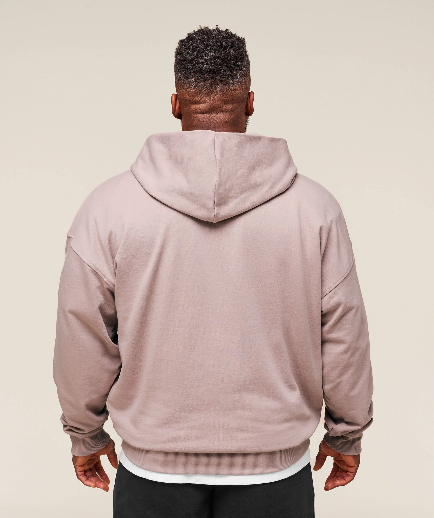 Gymshark Collegiate Script Zip Up Hoodie - Muted Pink - Image 2