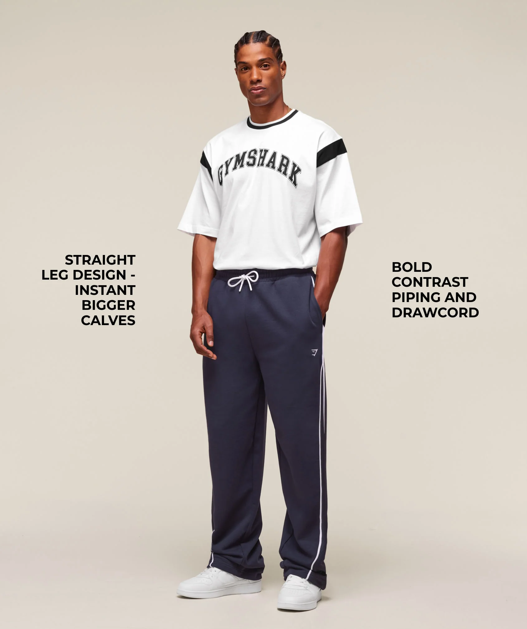 Gymshark GSLC Straight Leg Pant - Heavy Blue - Image 3