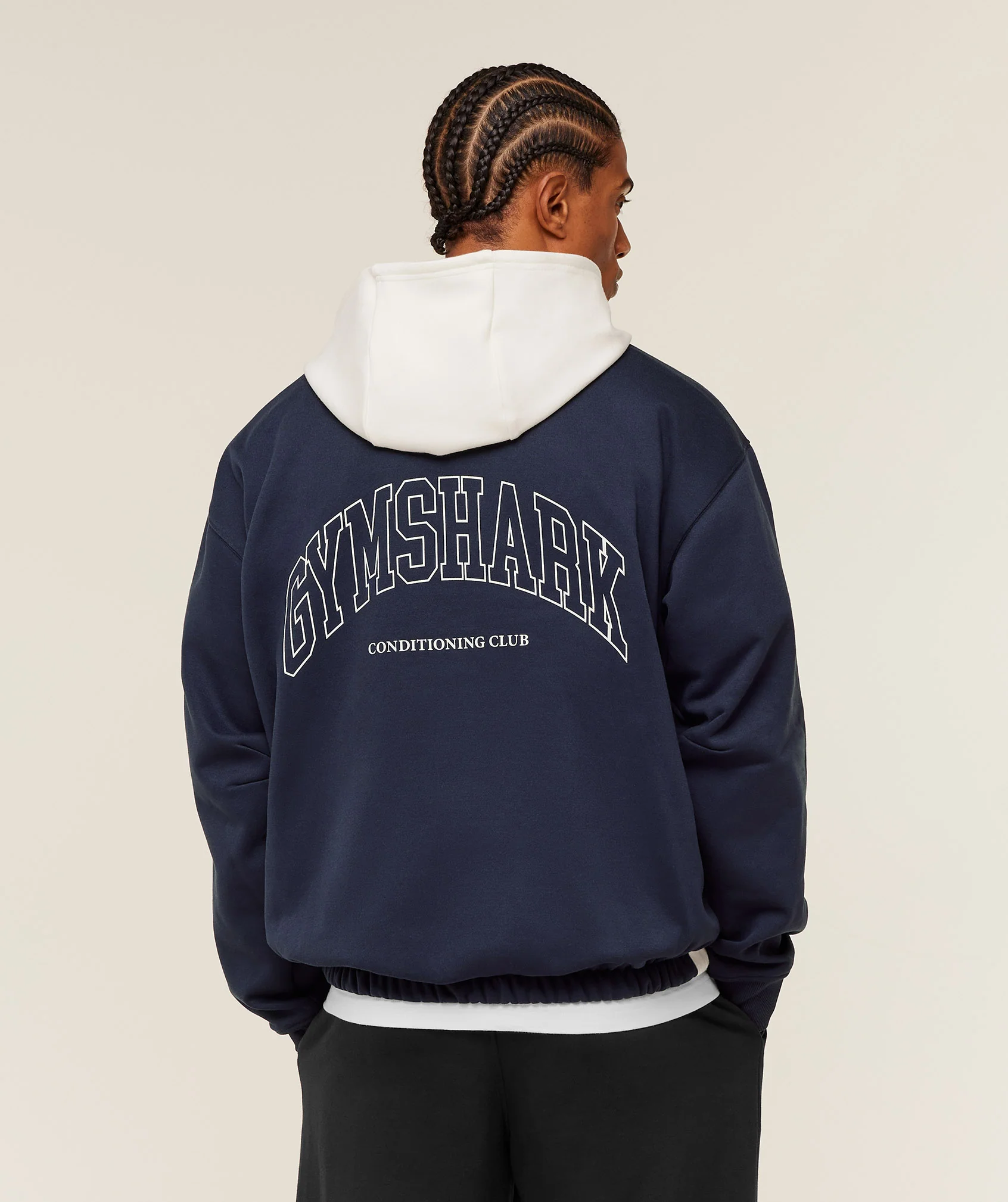 Gymshark Collegiate Tech Hoodie - Heavy Blue - Image 2