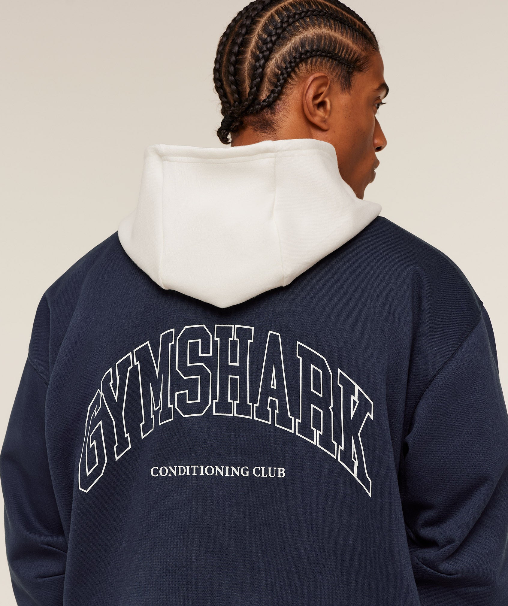 Gymshark Collegiate Tech Hoodie - Heavy Blue - Image 4