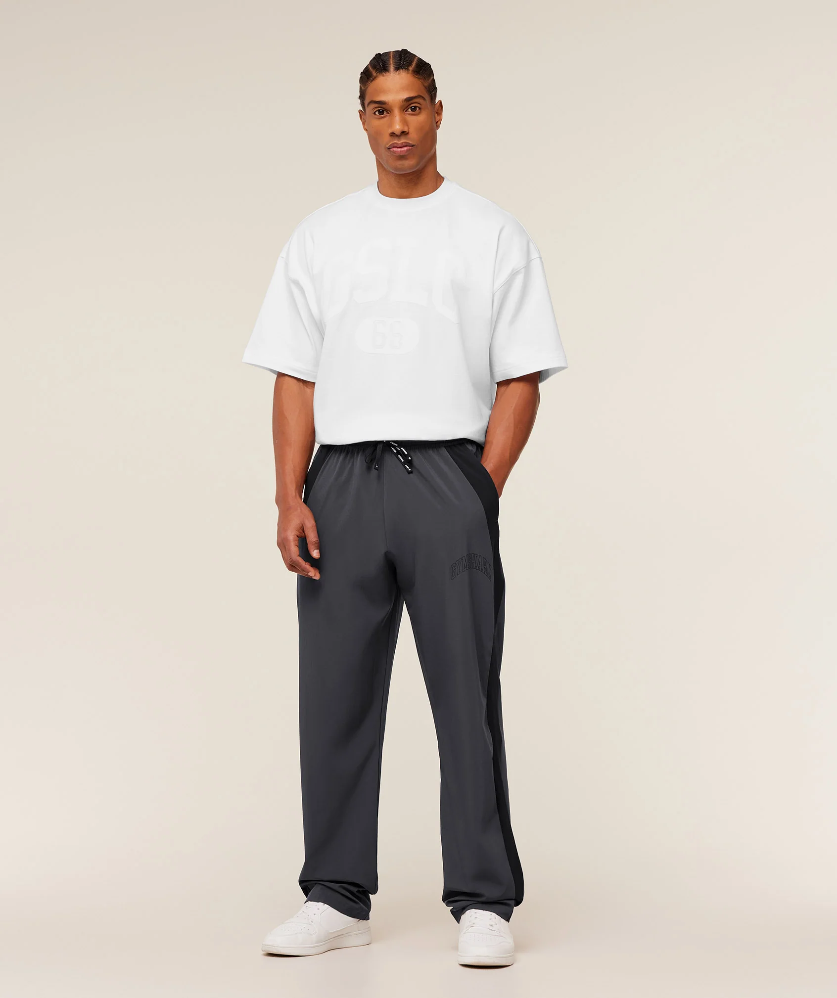 Gymshark Collegiate Tech Pants - Grey - Image 4