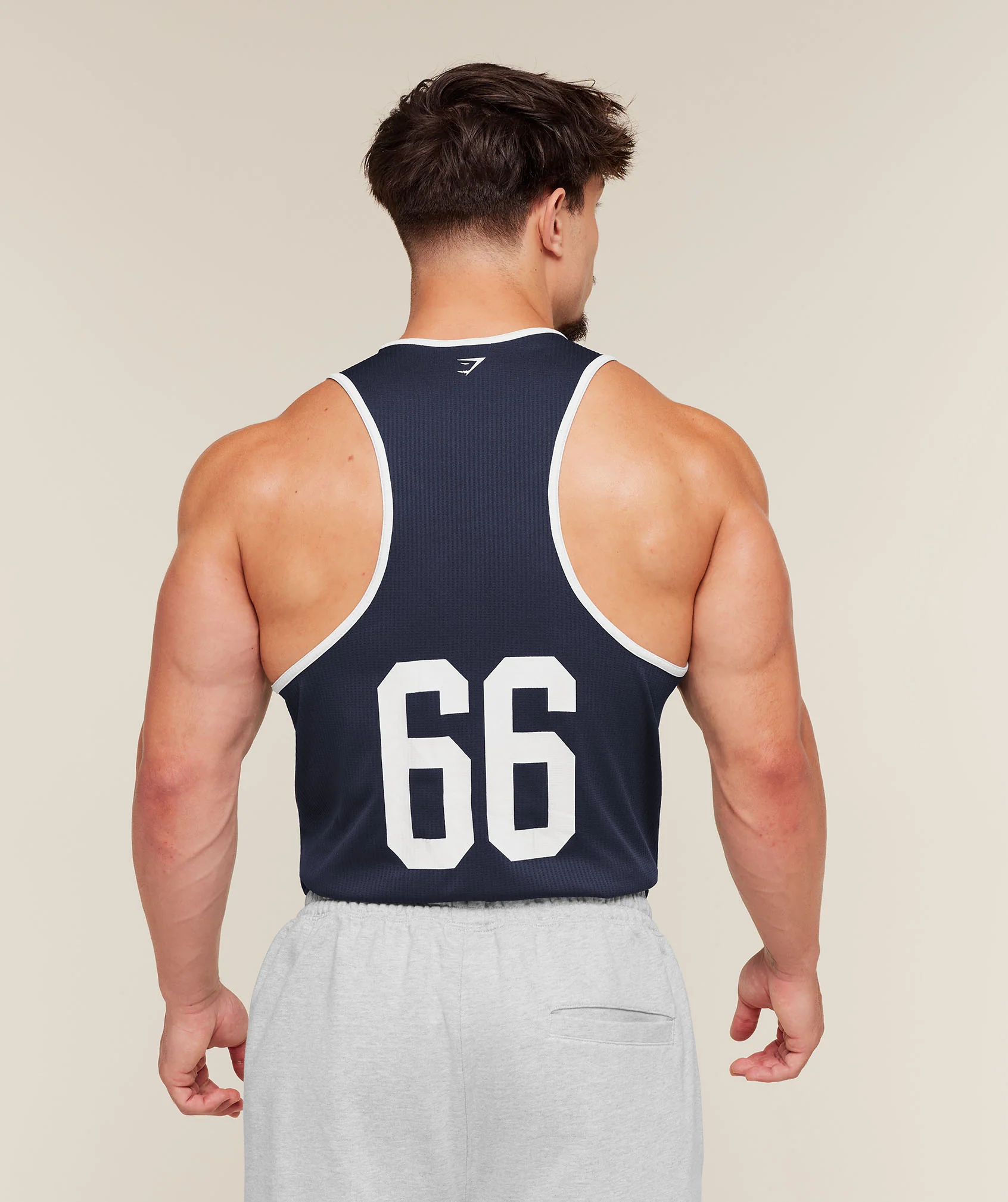 Gymshark Collegiate Tech Tank - Heavy Blue - Image 2
