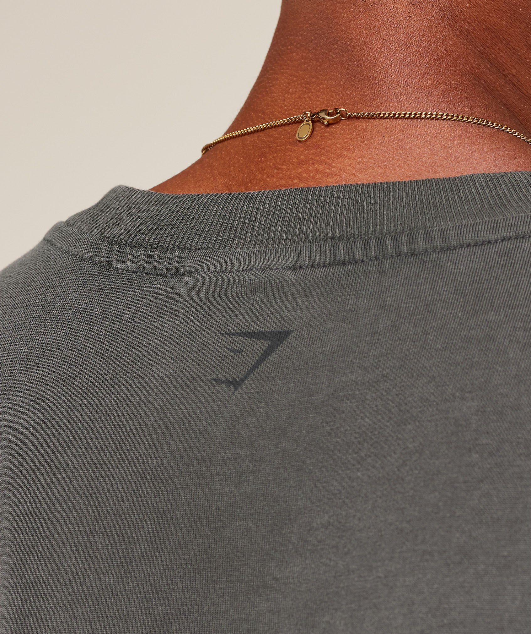 Gymshark Collegiate Washed T-Shirt - Asphalt Grey - Image 6