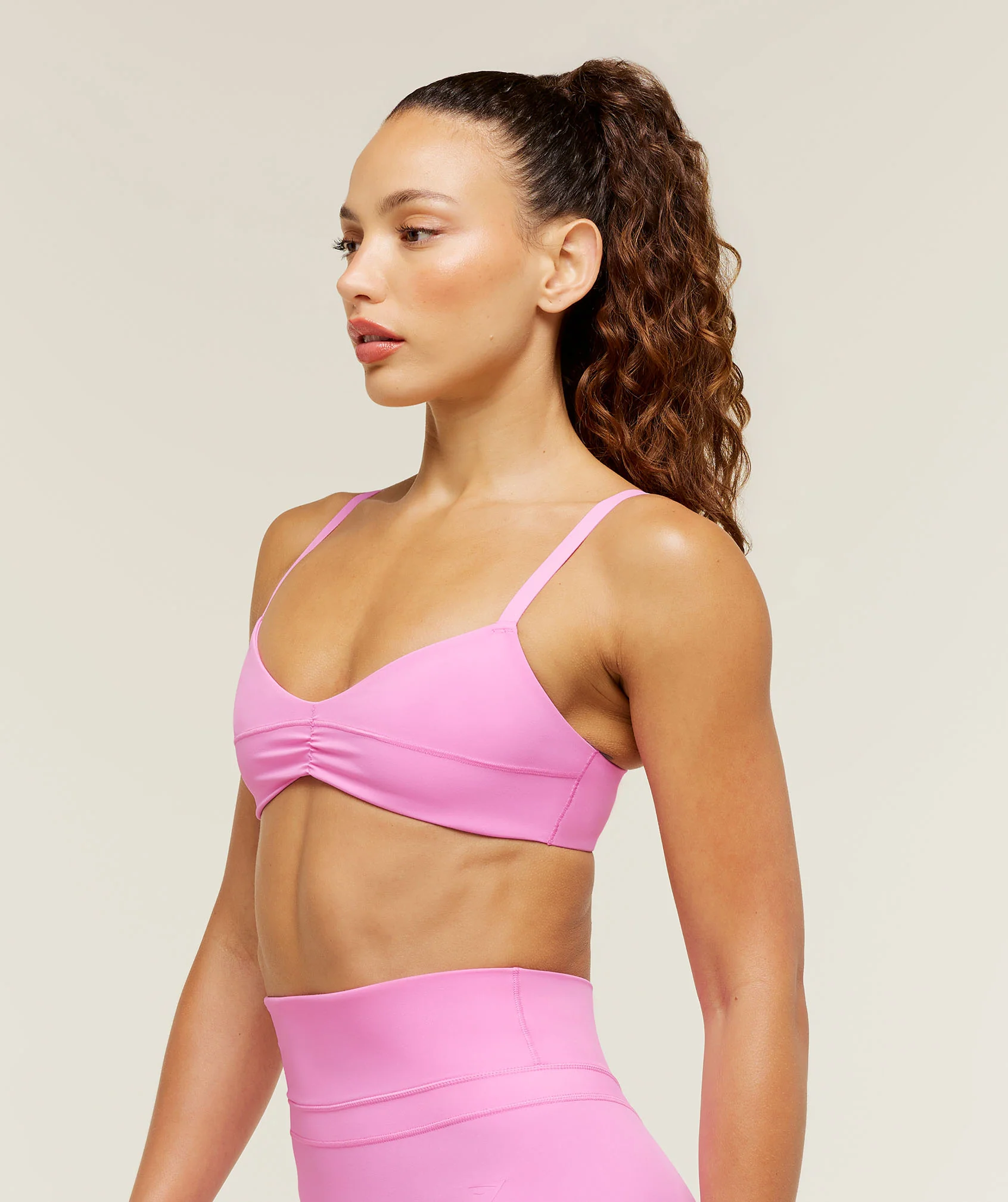 Gymshark Colour Block Sports Bra - Focus Pink - Image 2