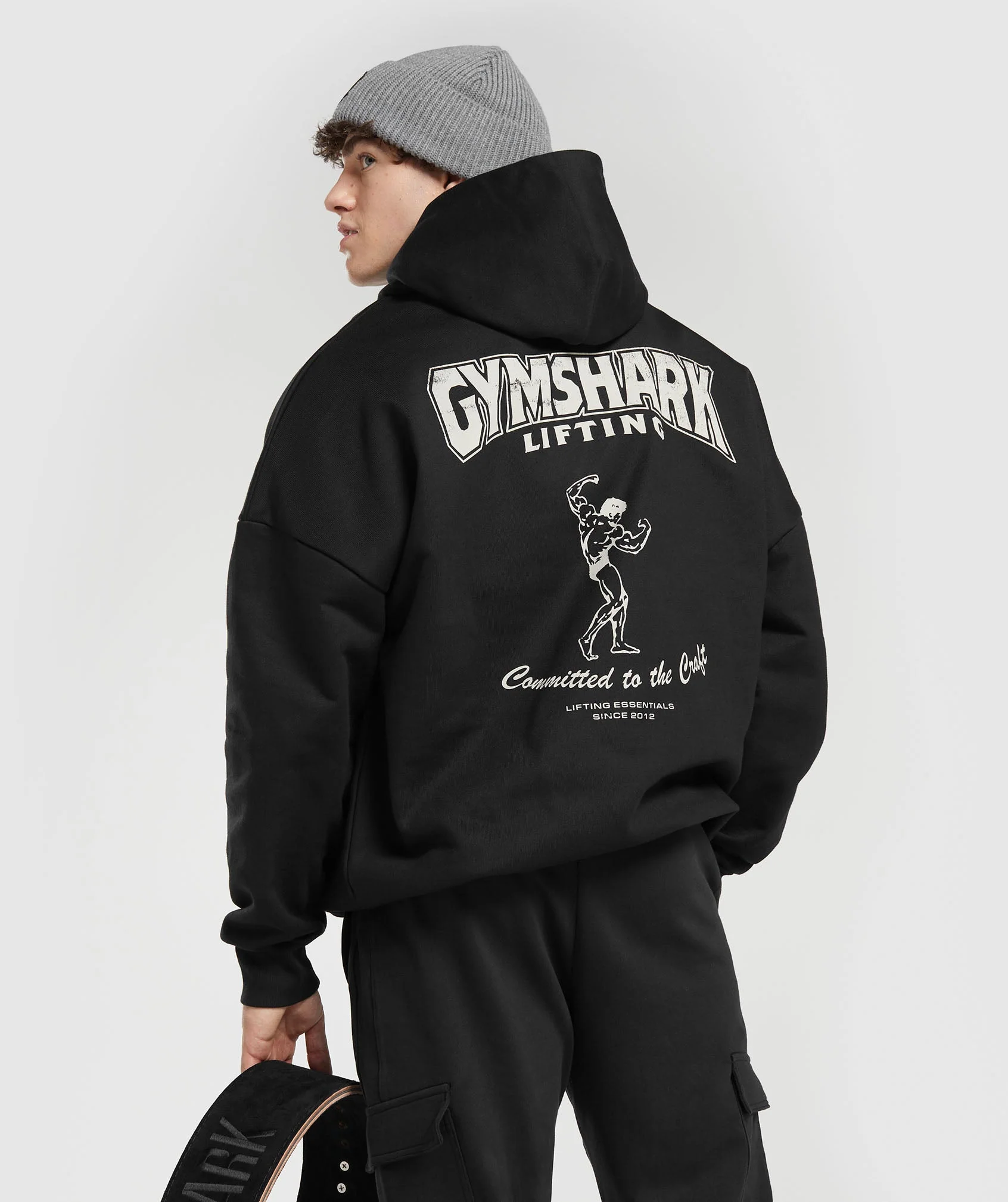 Gymshark Committed to the Craft Hoodie - Black - Image 6