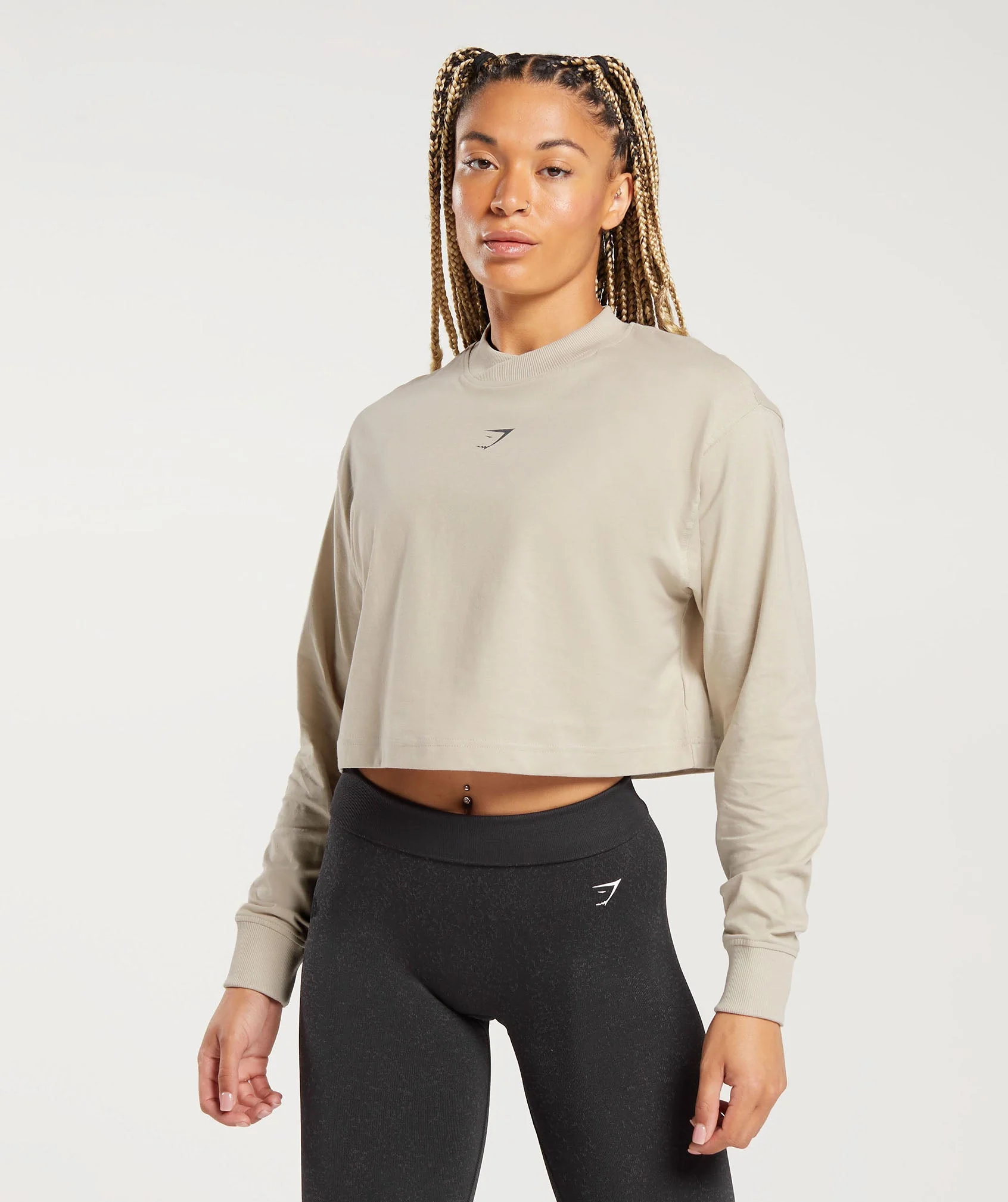 Gymshark Committed To The Craft Long Sleeve Top - Brown - Image 2