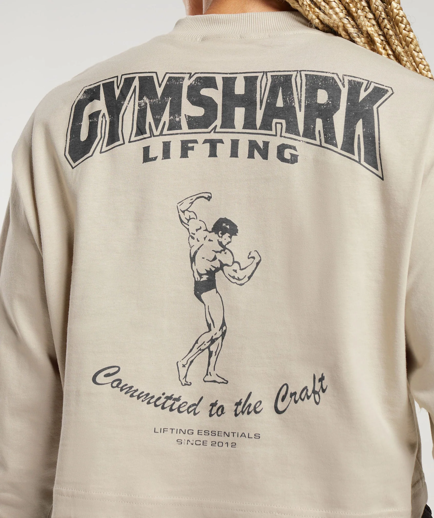 Gymshark Committed To The Craft Long Sleeve Top - Brown - Image 3