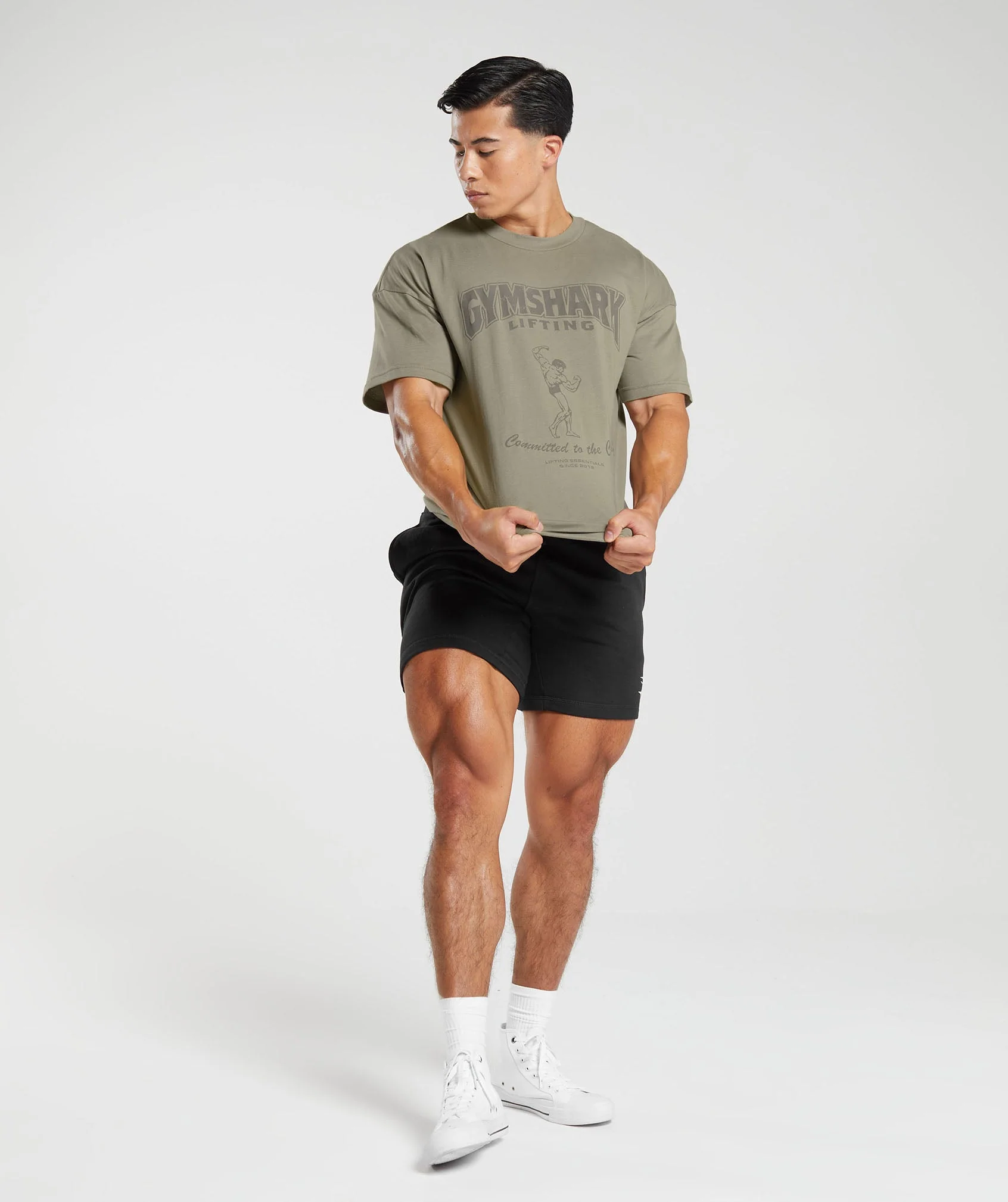 Gymshark Committed to the Craft T-Shirt - Linen Brown - Image 4