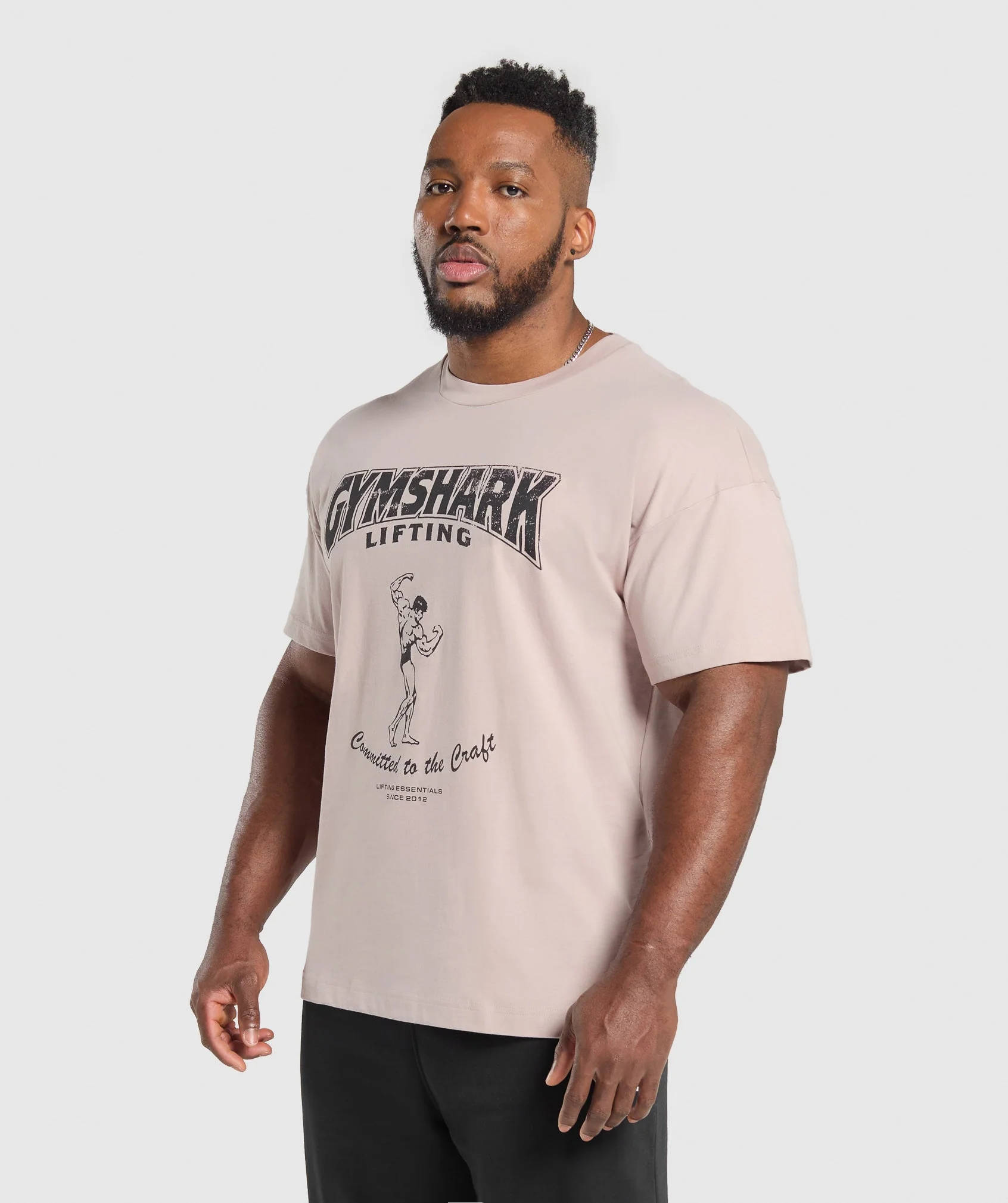 Gymshark Committed to the Craft T-Shirt - Muted Pink - Image 3