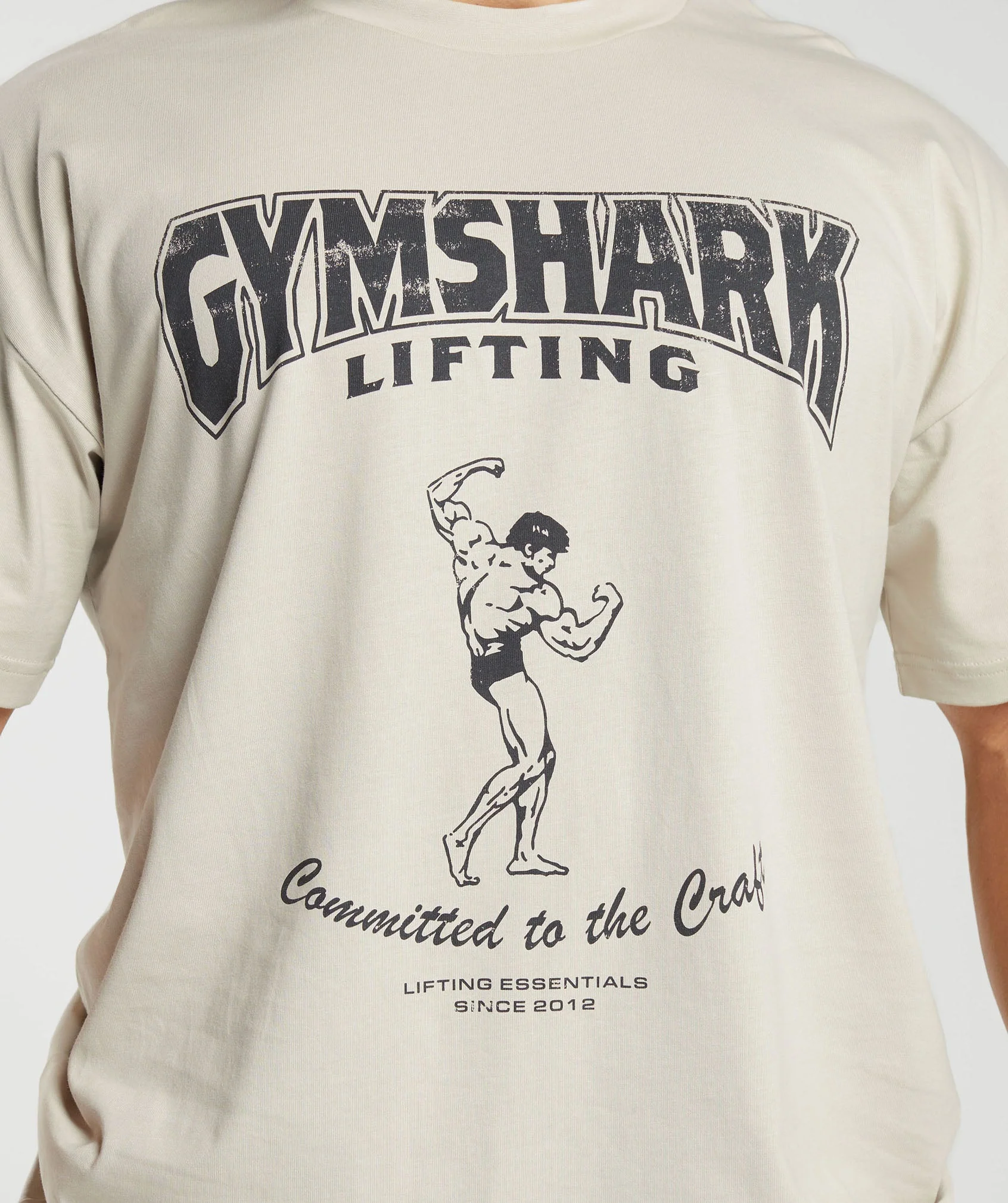 Gymshark Committed to the Craft T-Shirt - Pebble Grey - Image 5