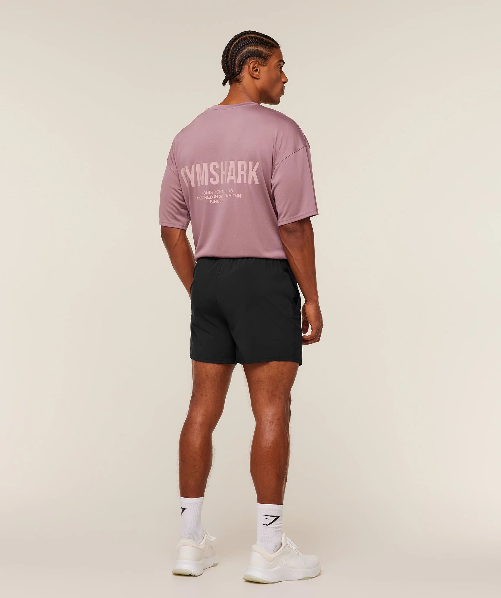 Gymshark Conditioning Club Oversized T-Shirt - GS Calm Pink/GS Light Pink - Image 4