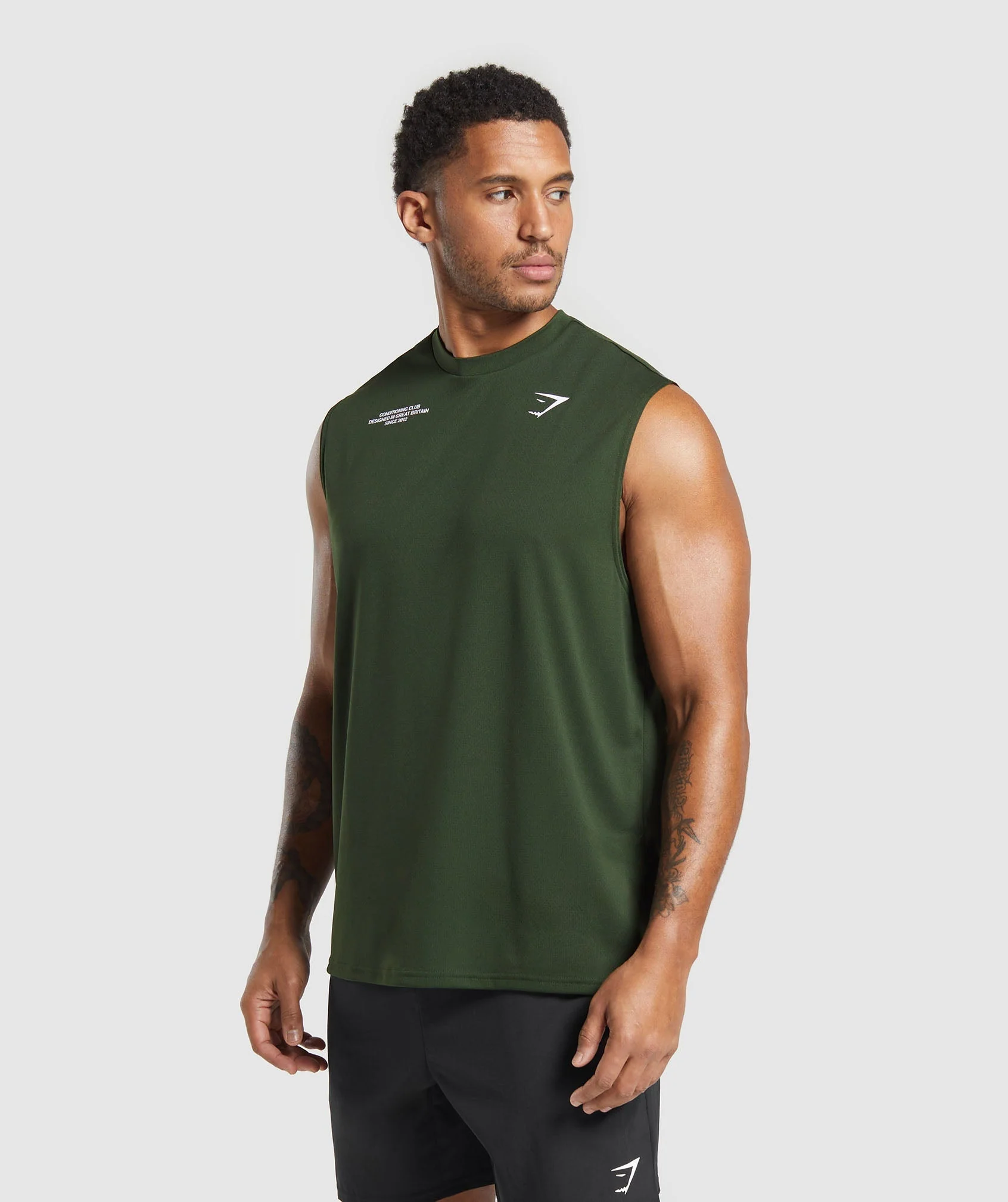 Gymshark Conditioning Club Tank - Trail Green - Image 3