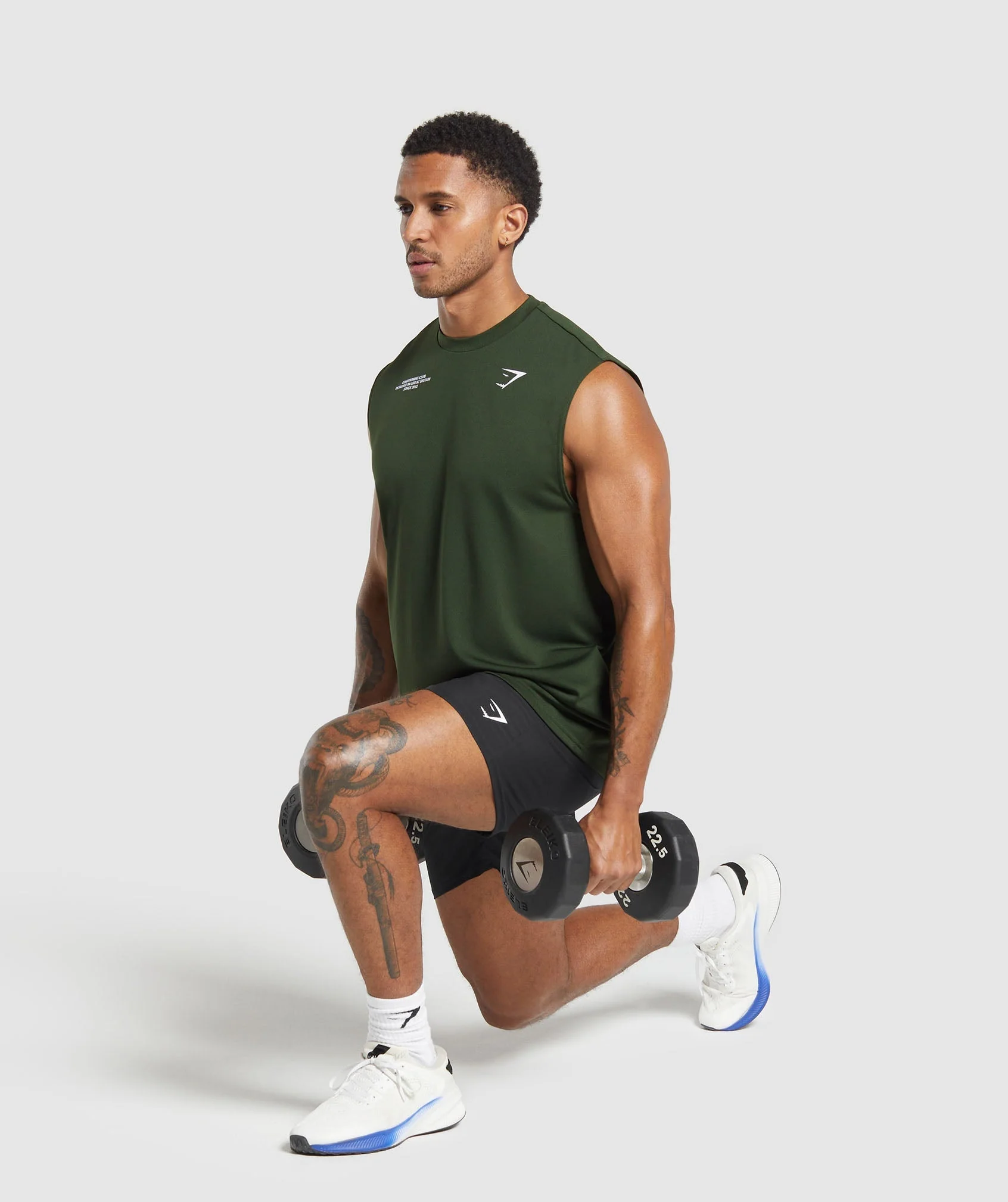 Gymshark Conditioning Club Tank - Trail Green - Image 4