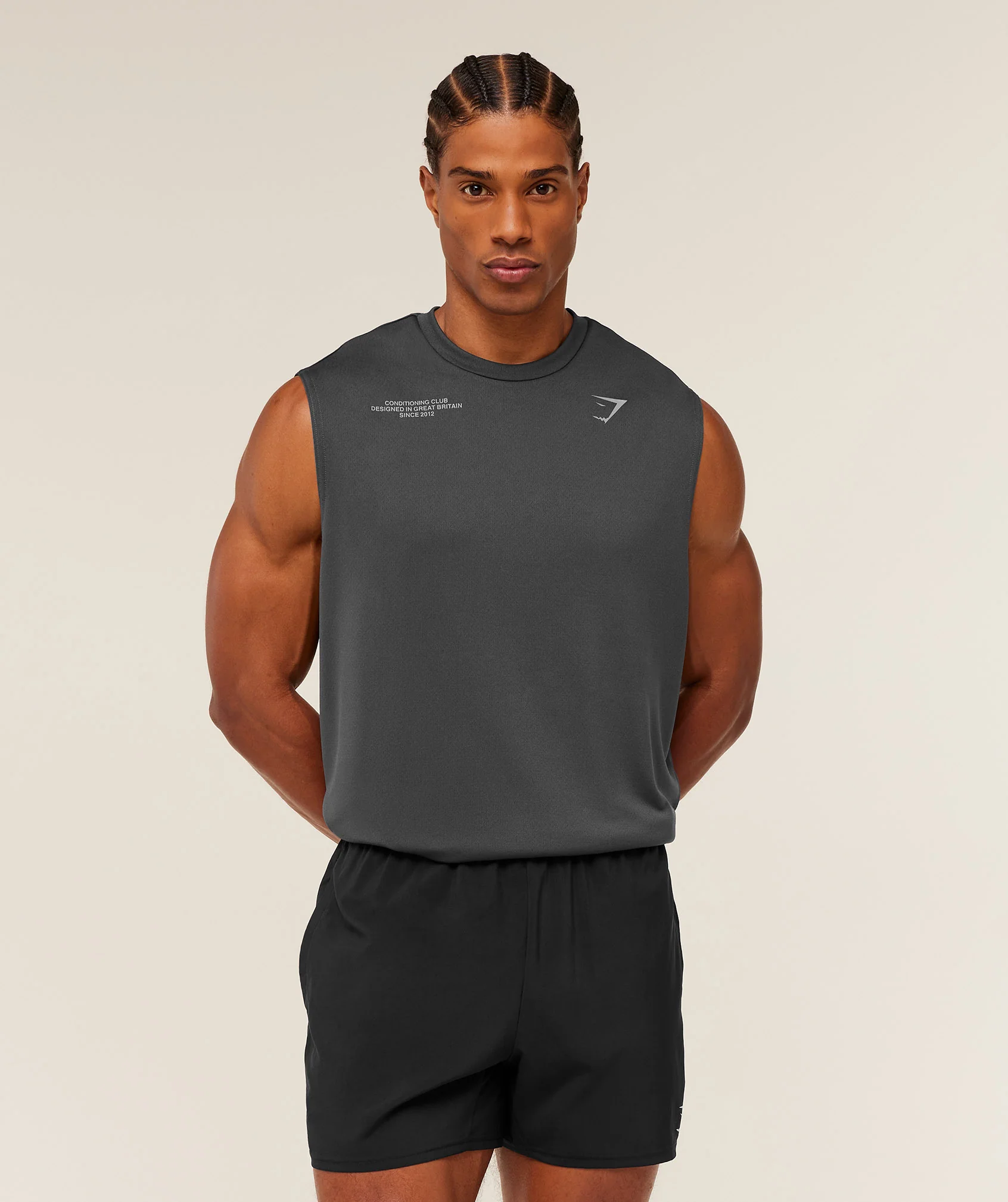 Gymshark Conditioning Club Tank -  Grey/Smokey Grey