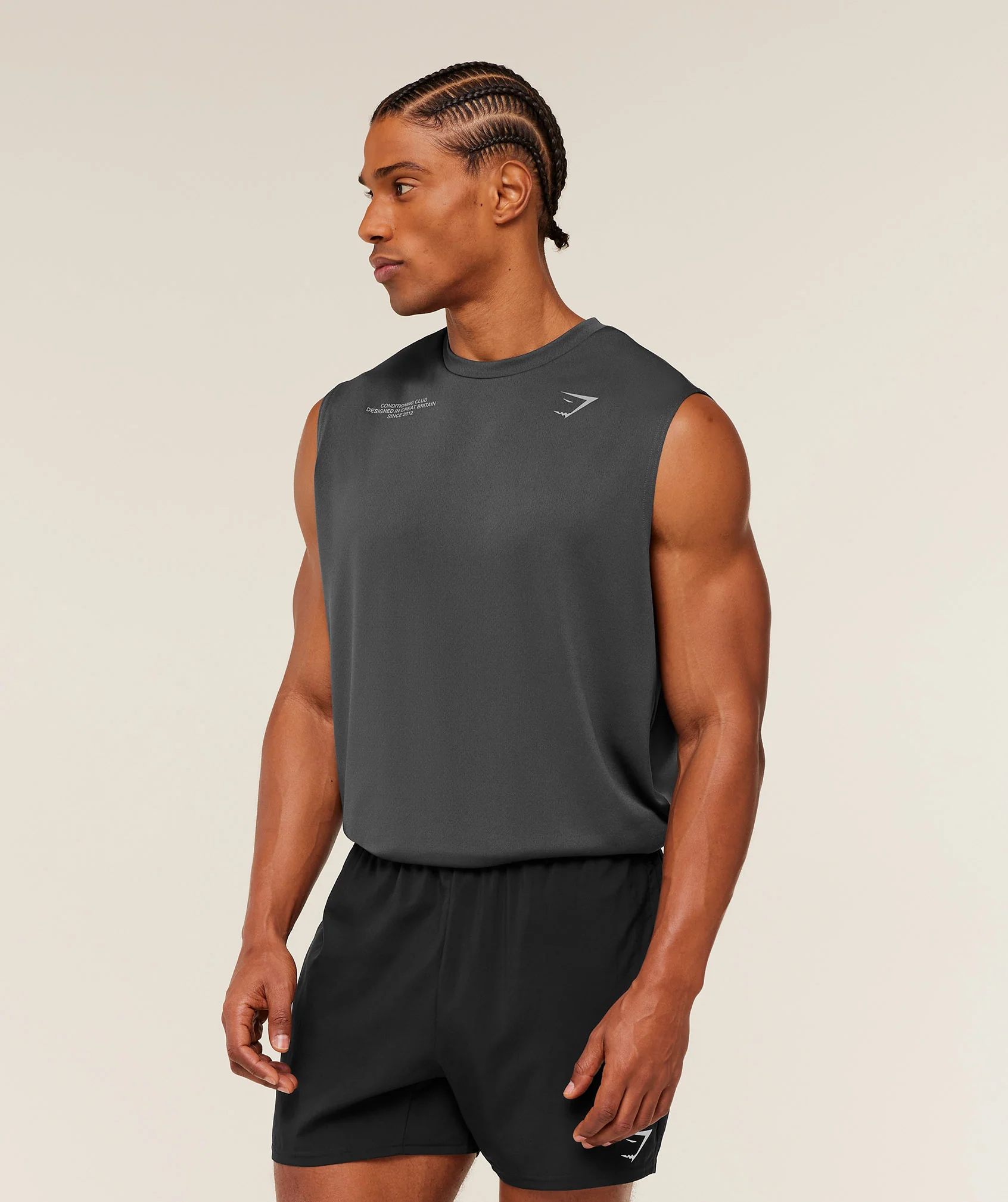 Gymshark Conditioning Club Tank -  Grey/Smokey Grey - Image 2