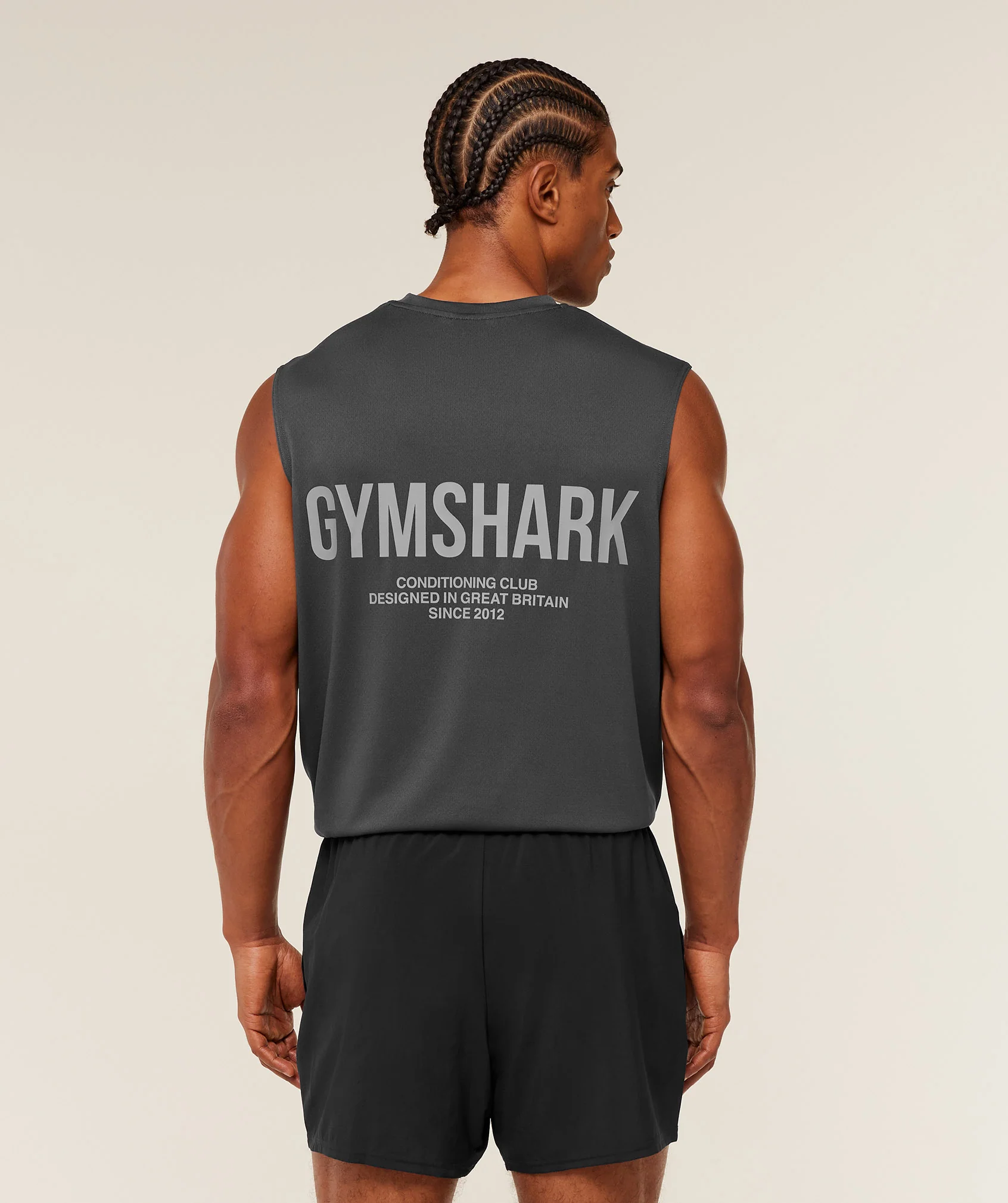 Gymshark Conditioning Club Tank -  Grey/Smokey Grey - Image 3