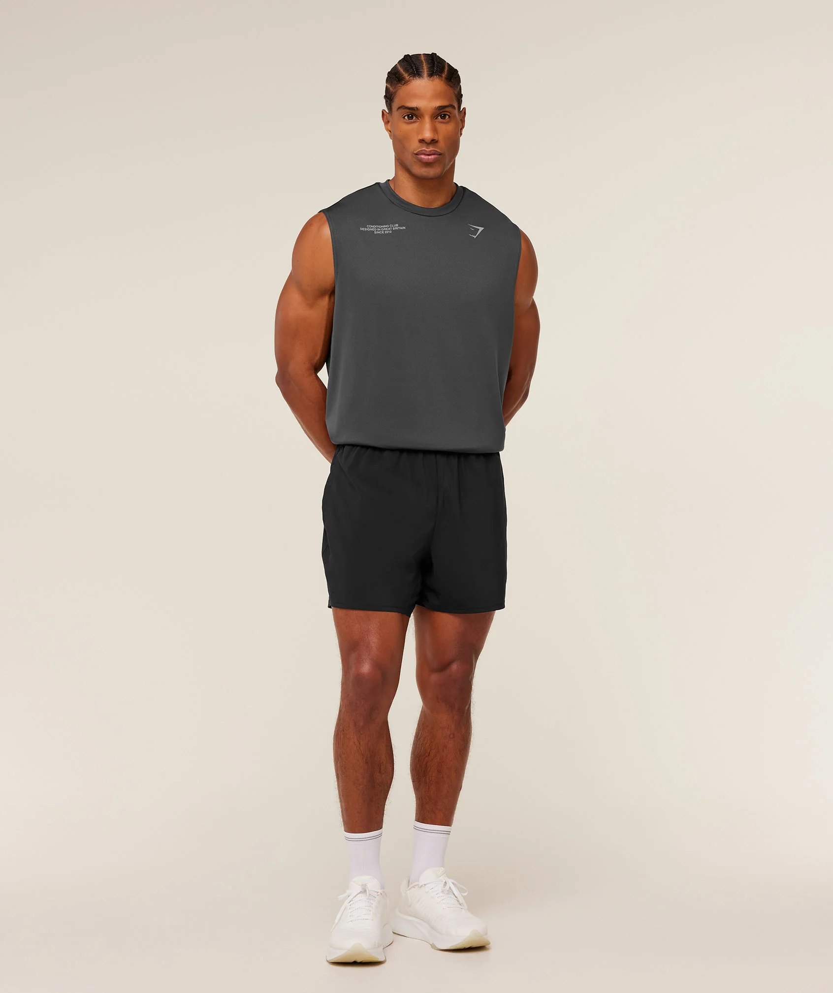 Gymshark Conditioning Club Tank -  Grey/Smokey Grey - Image 4