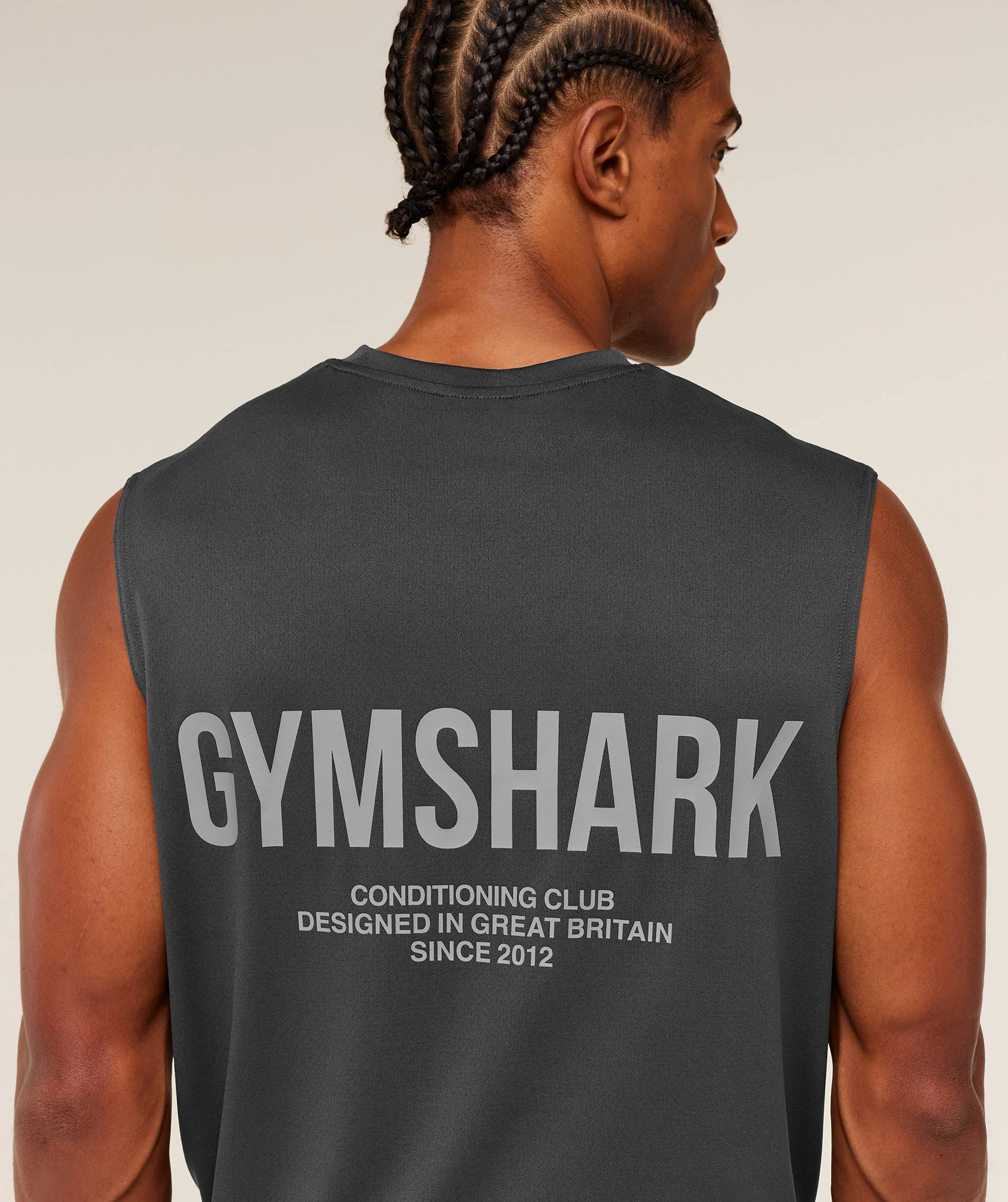 Gymshark Conditioning Club Tank -  Grey/Smokey Grey - Image 5