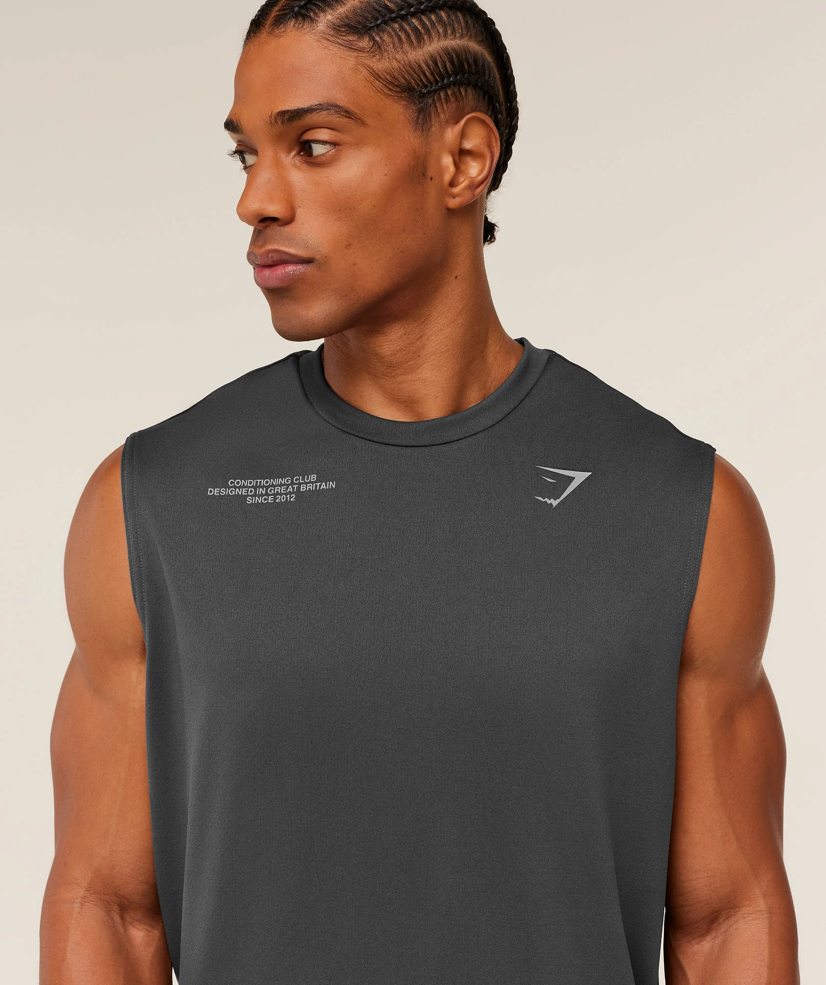 Gymshark Conditioning Club Tank -  Grey/Smokey Grey - Image 6