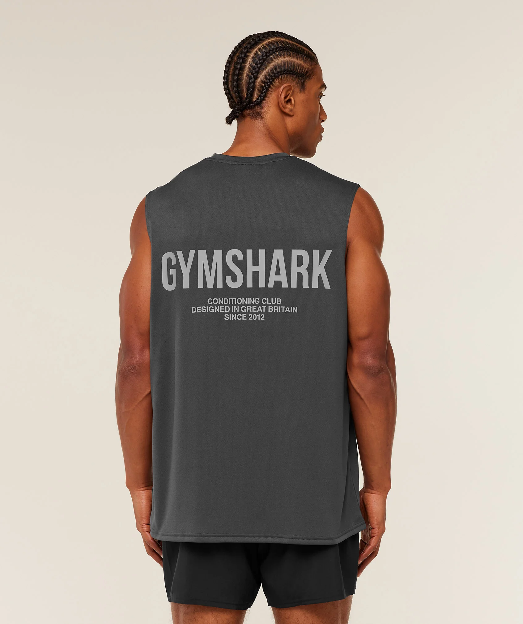 Gymshark Conditioning Club Tank -  Grey/Smokey Grey - Image 7
