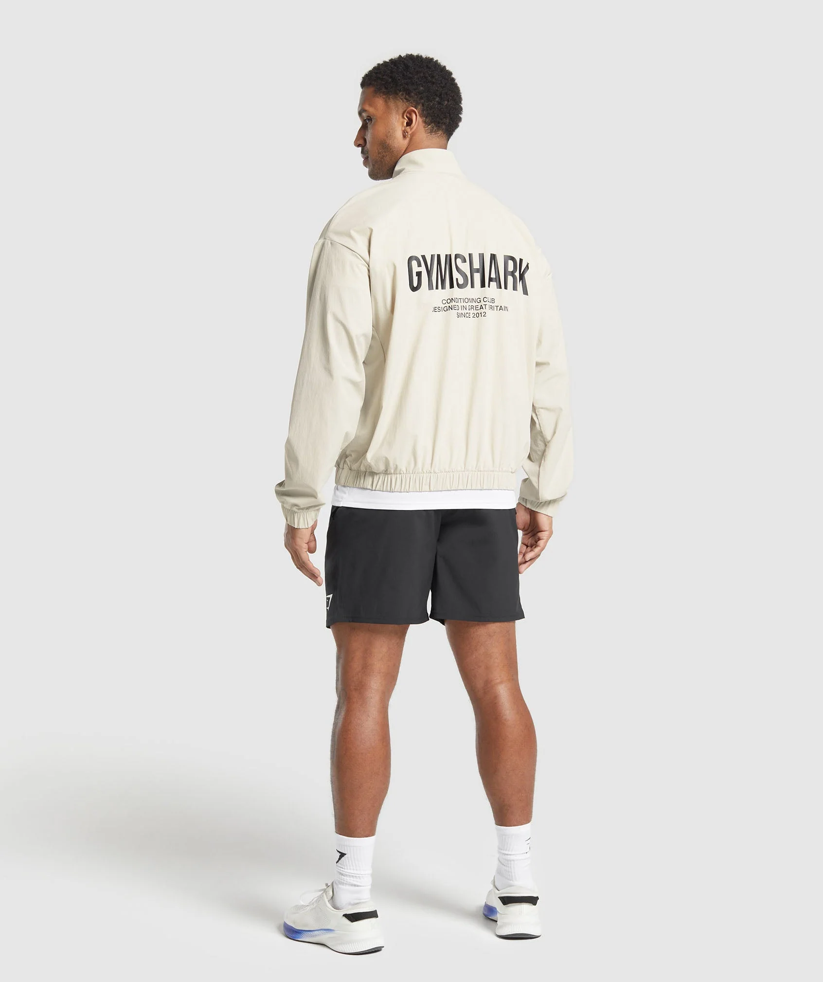 Gymshark Conditioning Club Track Jacket - Pebble Grey - Image 4