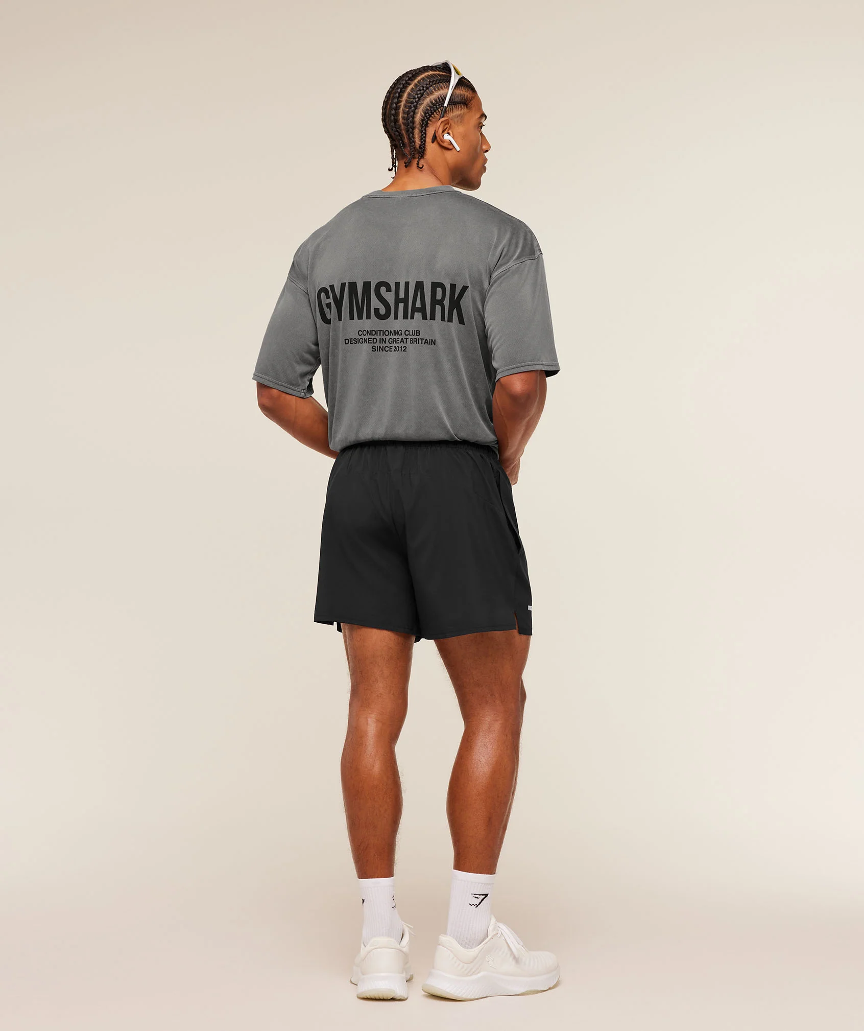 Gymshark Conditioning Club Washed T-Shirt - Black/Wash - Image 5