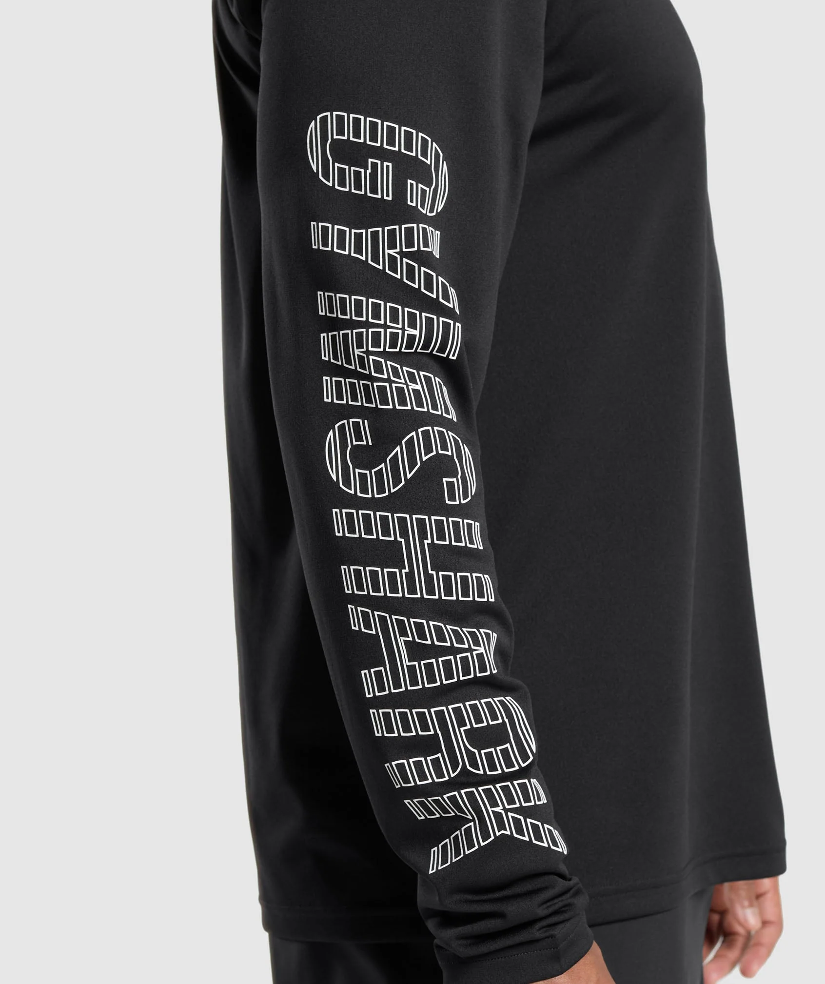 Gymshark Conditioning Goods Long Sleeve T-Shirt - Black - Image 5