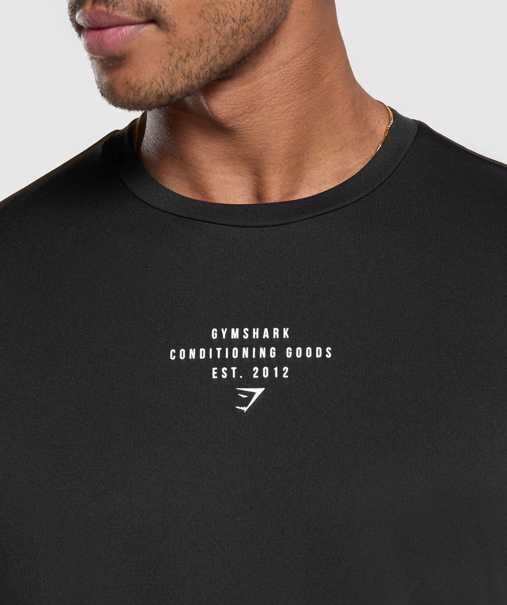 Gymshark Conditioning Goods Long Sleeve T-Shirt - Black - Image 6