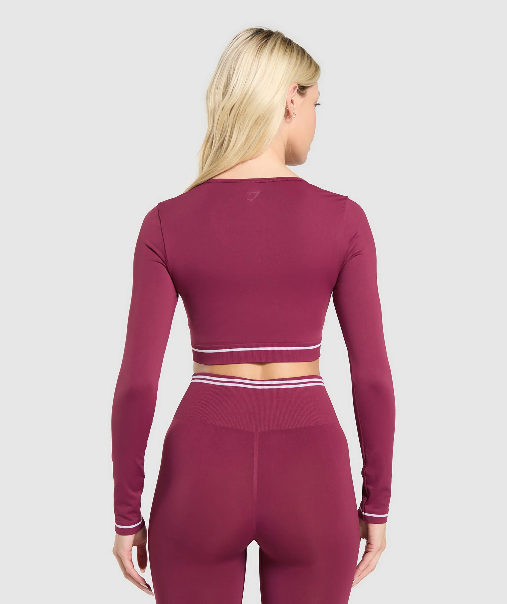 Gymshark Contrast Seamless Crop Top - Strong Pink - Image 2
