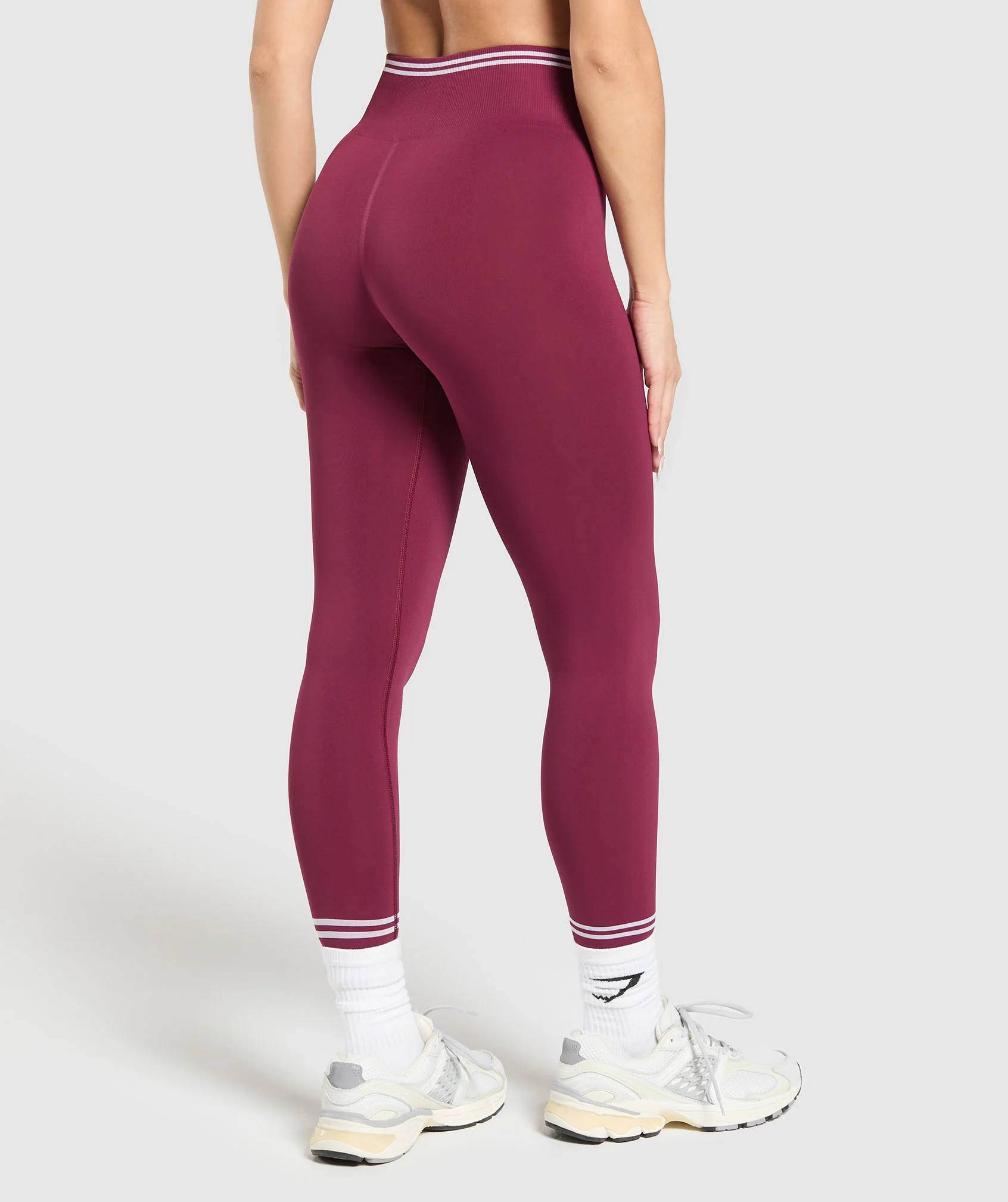 Gymshark Contrast Seamless Leggings - Strong Pink - Image 2