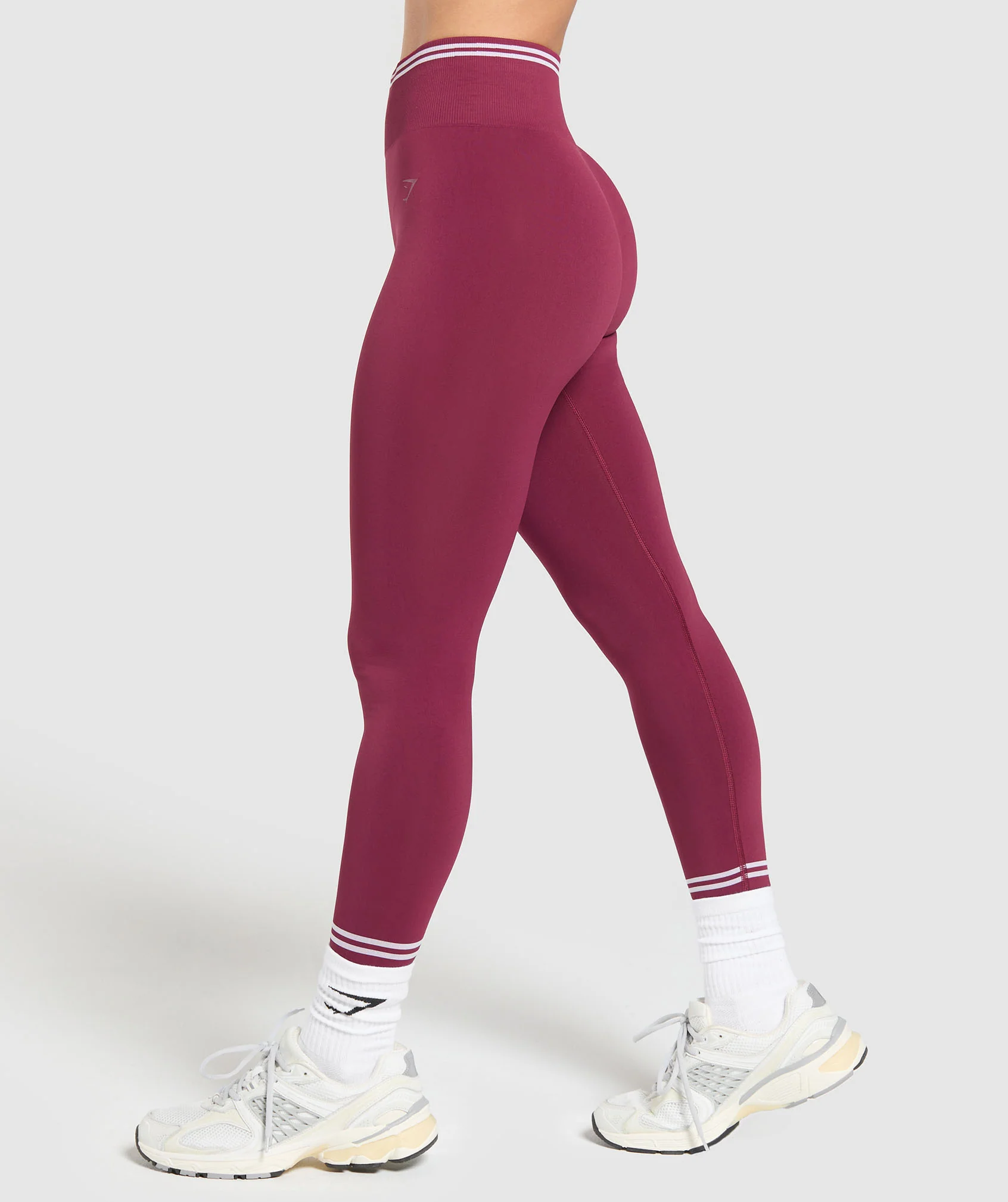 Gymshark Contrast Seamless Leggings - Strong Pink - Image 3