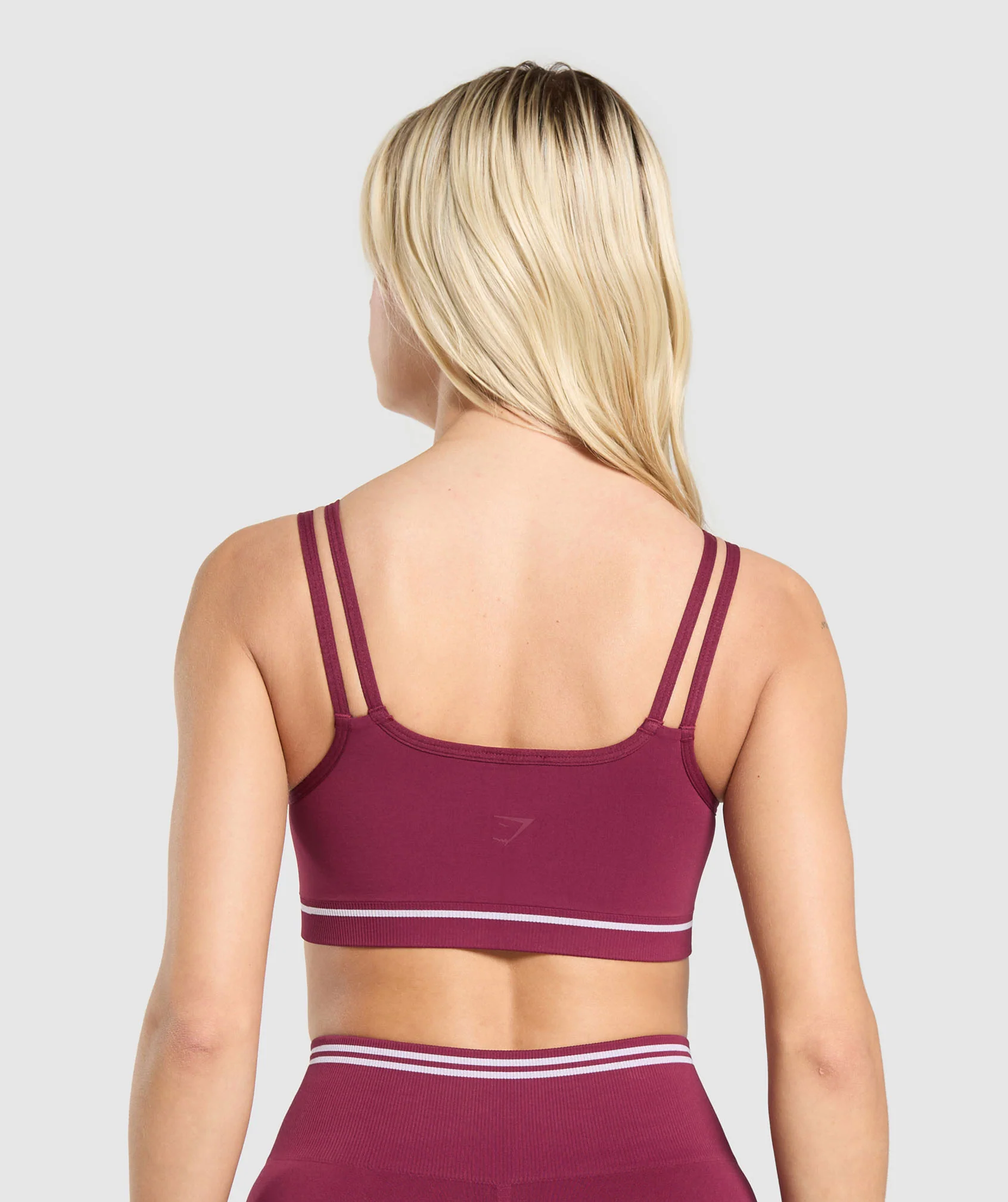Gymshark Contrast Seamless Sports Bra - Strong Pink - Image 2