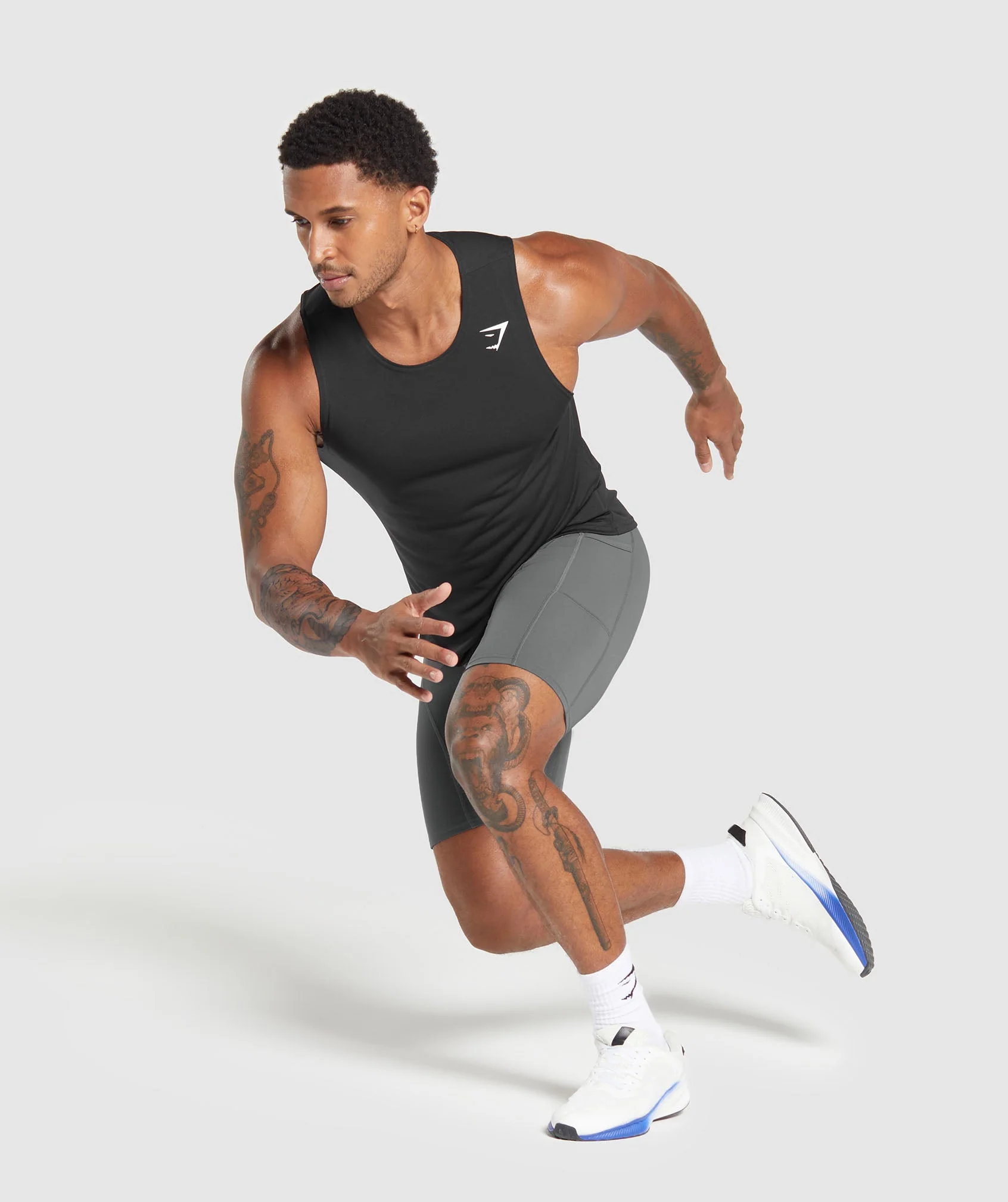 Gymshark Control Baselayer Shorts - Pitch Grey - Image 4