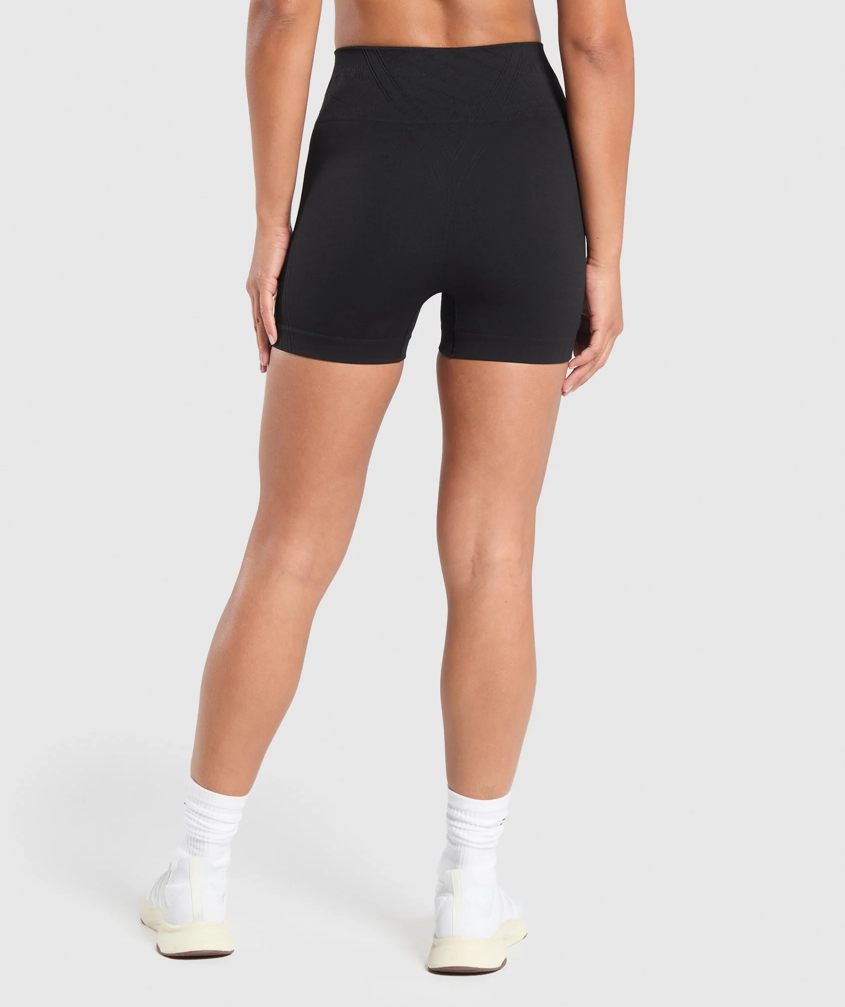 Gymshark Corset Seamless Shorts - Black - Image 2