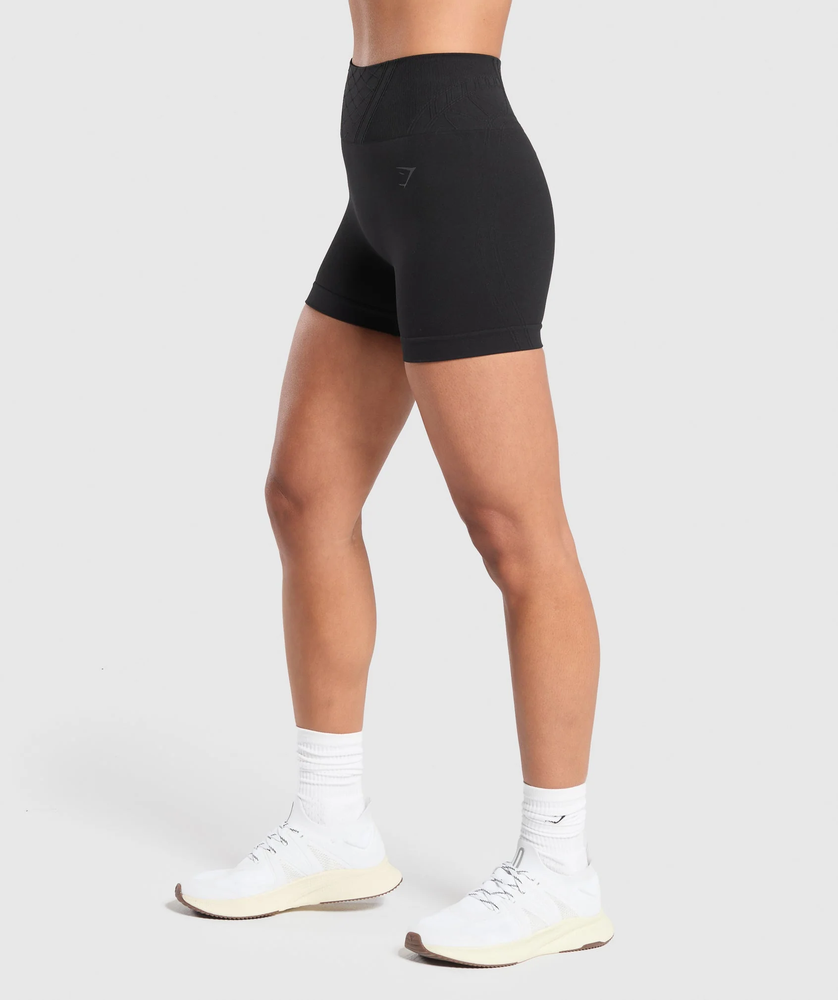 Gymshark Corset Seamless Shorts - Black - Image 3