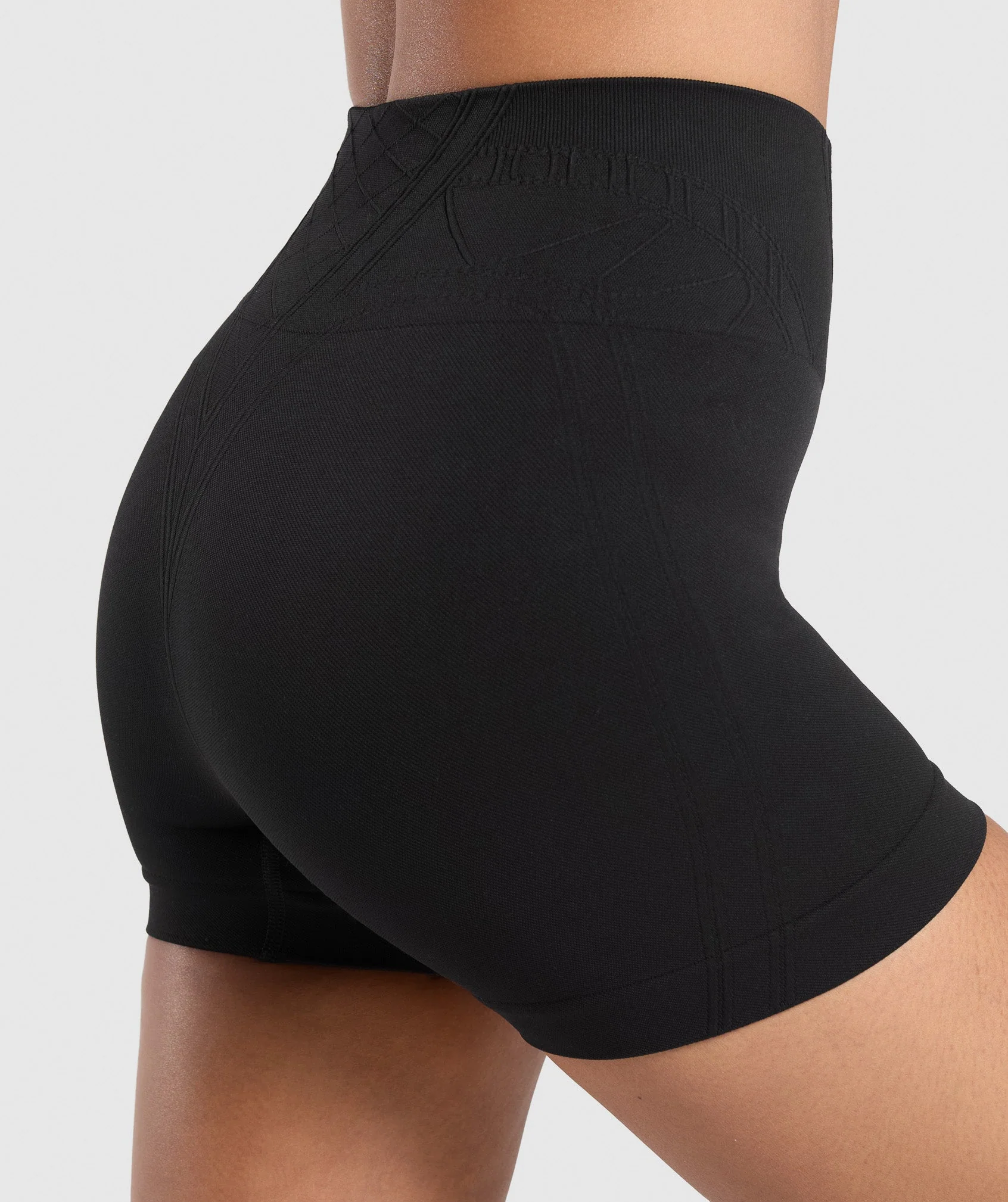 Gymshark Corset Seamless Shorts - Black - Image 5