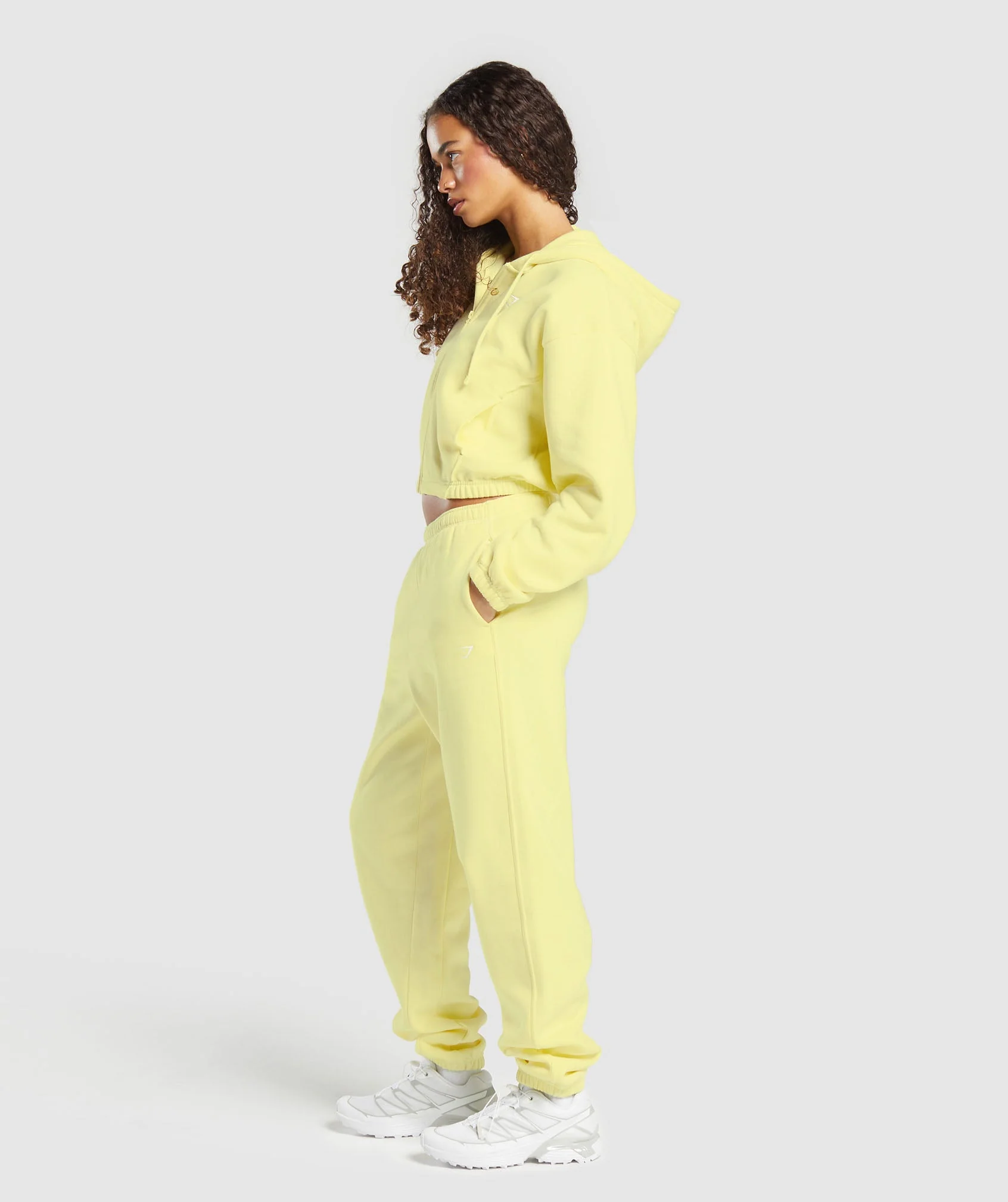 Gymshark Cosy Fleece Jogger - Refresh Yellow - Image 4