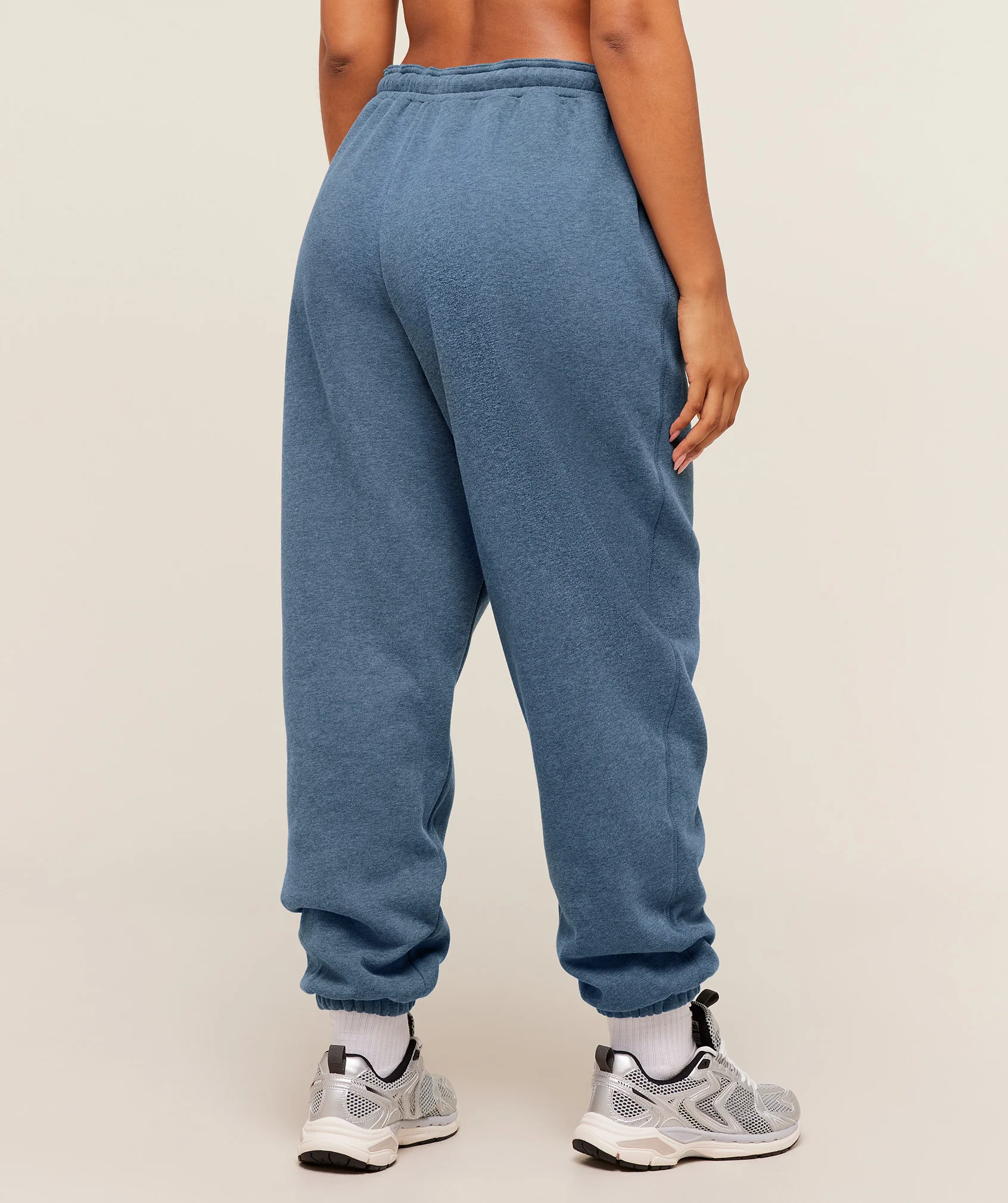 Gymshark Cosy Luxe Cuffed Joggers - Compound Blue Marl - Image 3
